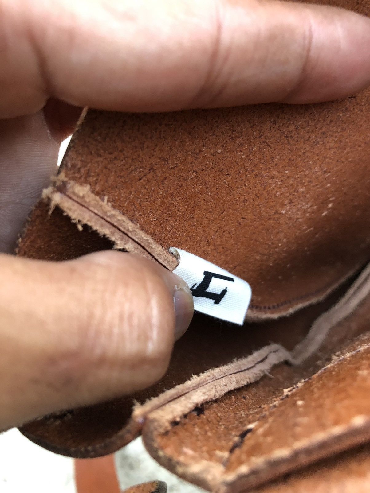 Genuine Leather STITCH LEATHER CROSSBODY BAG Size ONE SIZE - 6 Thumbnail