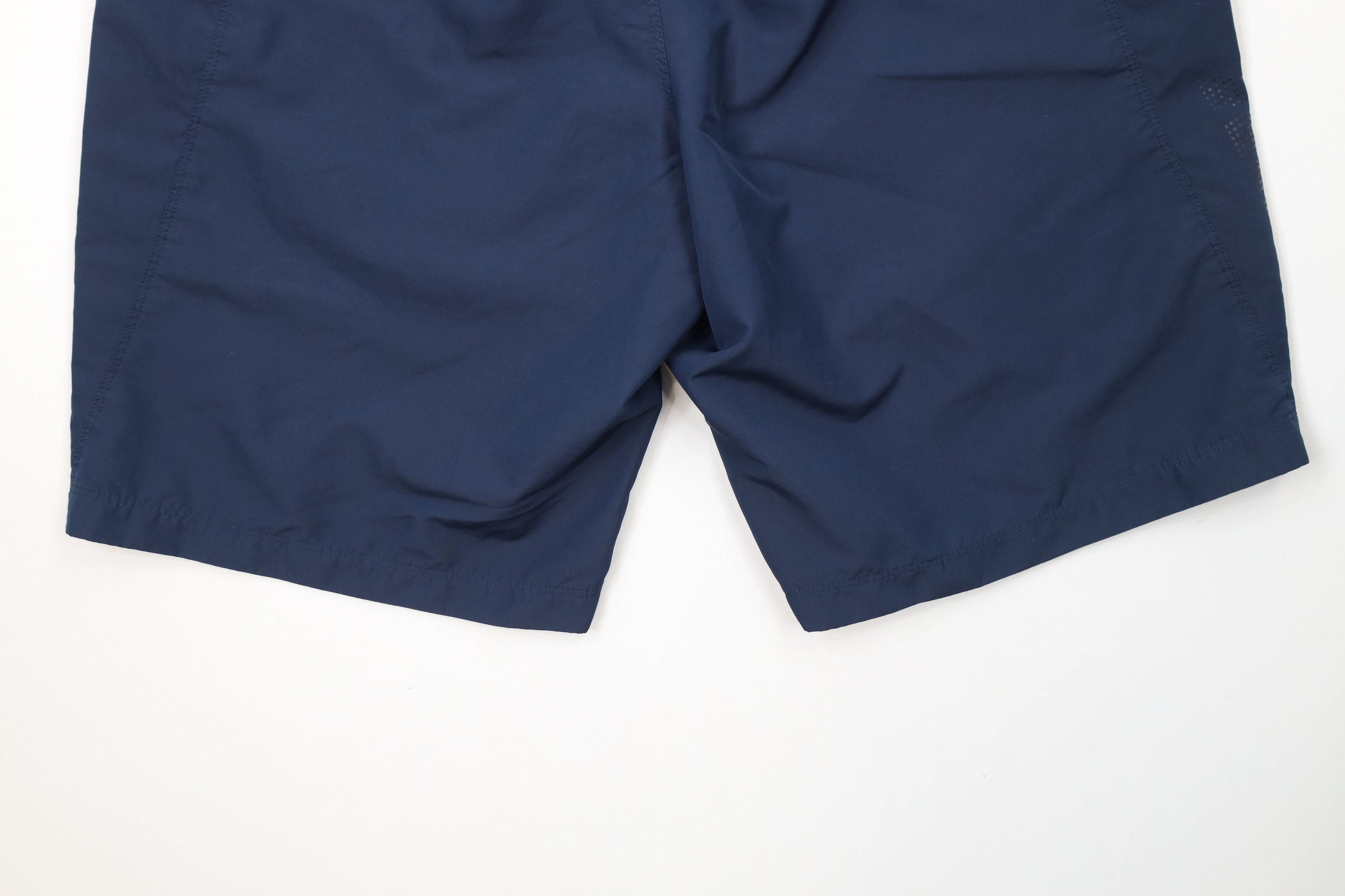 Nike × Vintage Vintage Y2K Nike Block Letter Above Knee Shorts Navy Blue Size US 32 / EU 48 - 13 Thumbnail