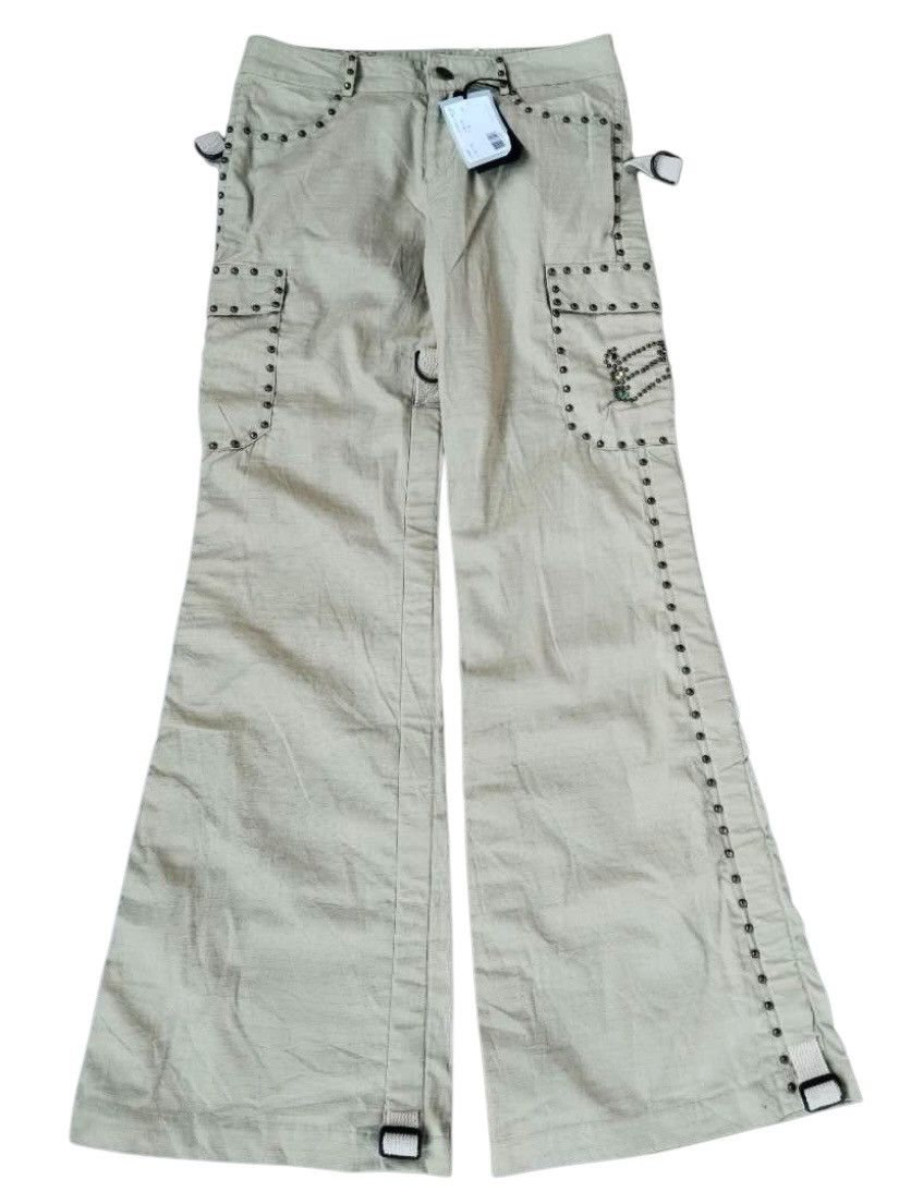GOA G.O.A style studded gemstone flare cargo Size US 29 - 2 Thumbnail