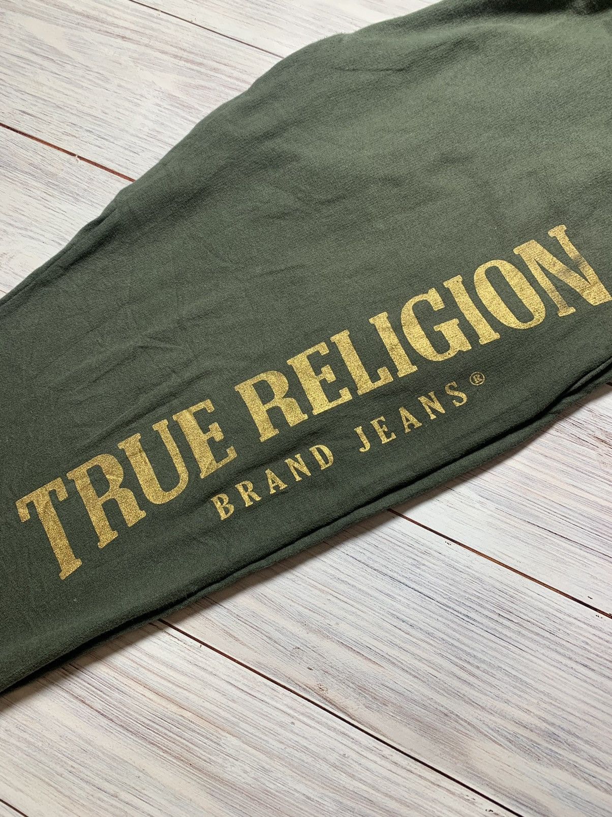 Japanese Brand × True Religion Rare True Religion big logo sweatpants japanese Size US 33 - 8 Thumbnail