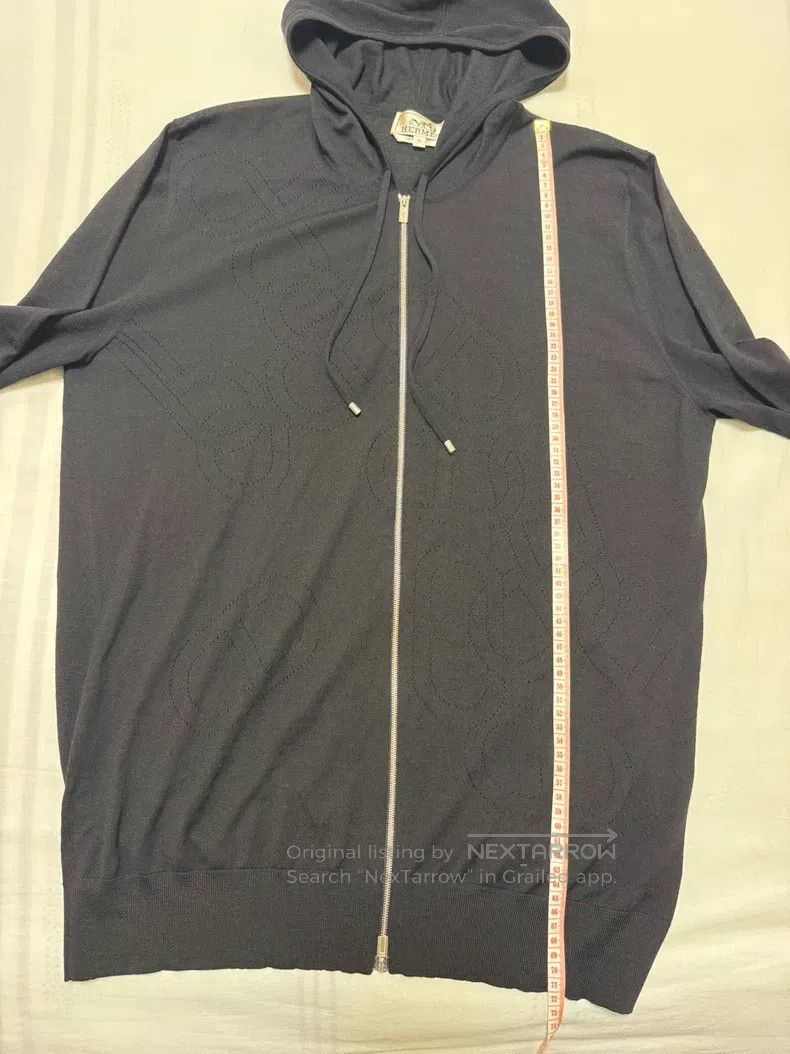 Hermes Hermes Wool cardigan, pig nose pattern hollowed-out design Size US XL / EU 56 / 4 - 5 Thumbnail