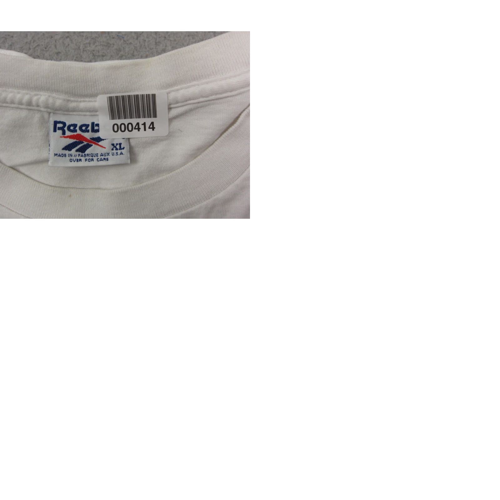 Reebok VINTAGE Reebok Shirt Mens XL White 90s City Classic American T-Shirt Size US XL / EU 56 / 4 - 10 Thumbnail