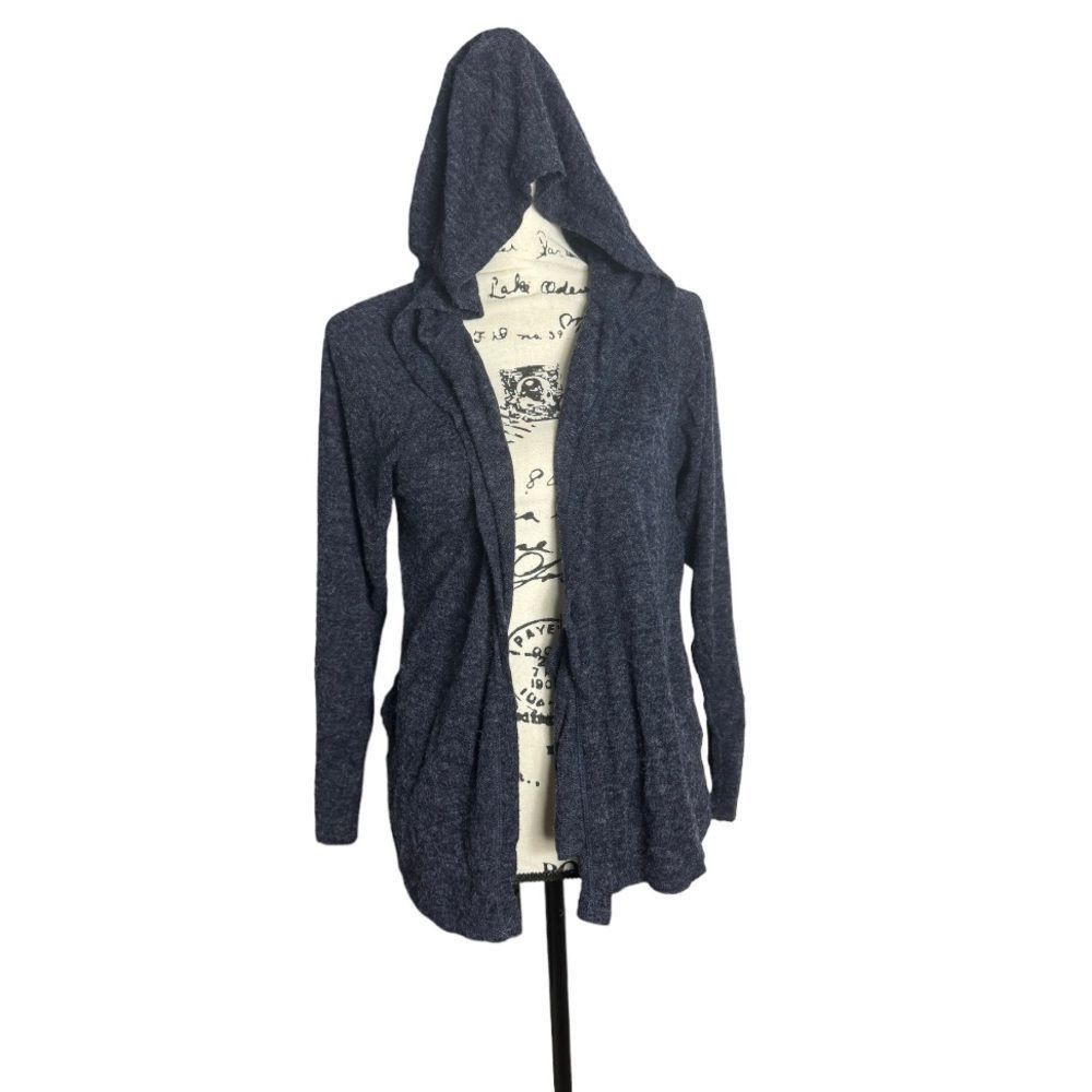 Joie Joie Soft SZ XS grey hooded open-front cardigan Size XS / US 0-2 / IT 36-38 - 1 Thumbnail