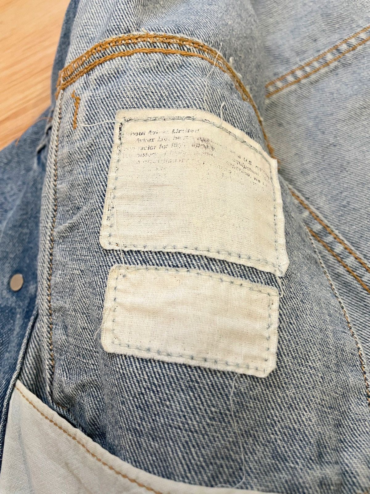 Avirex Vintage Avirex Denim Jacket Boxy Workwear Biker L Size US L / EU 52-54 / 3 - 12 Thumbnail
