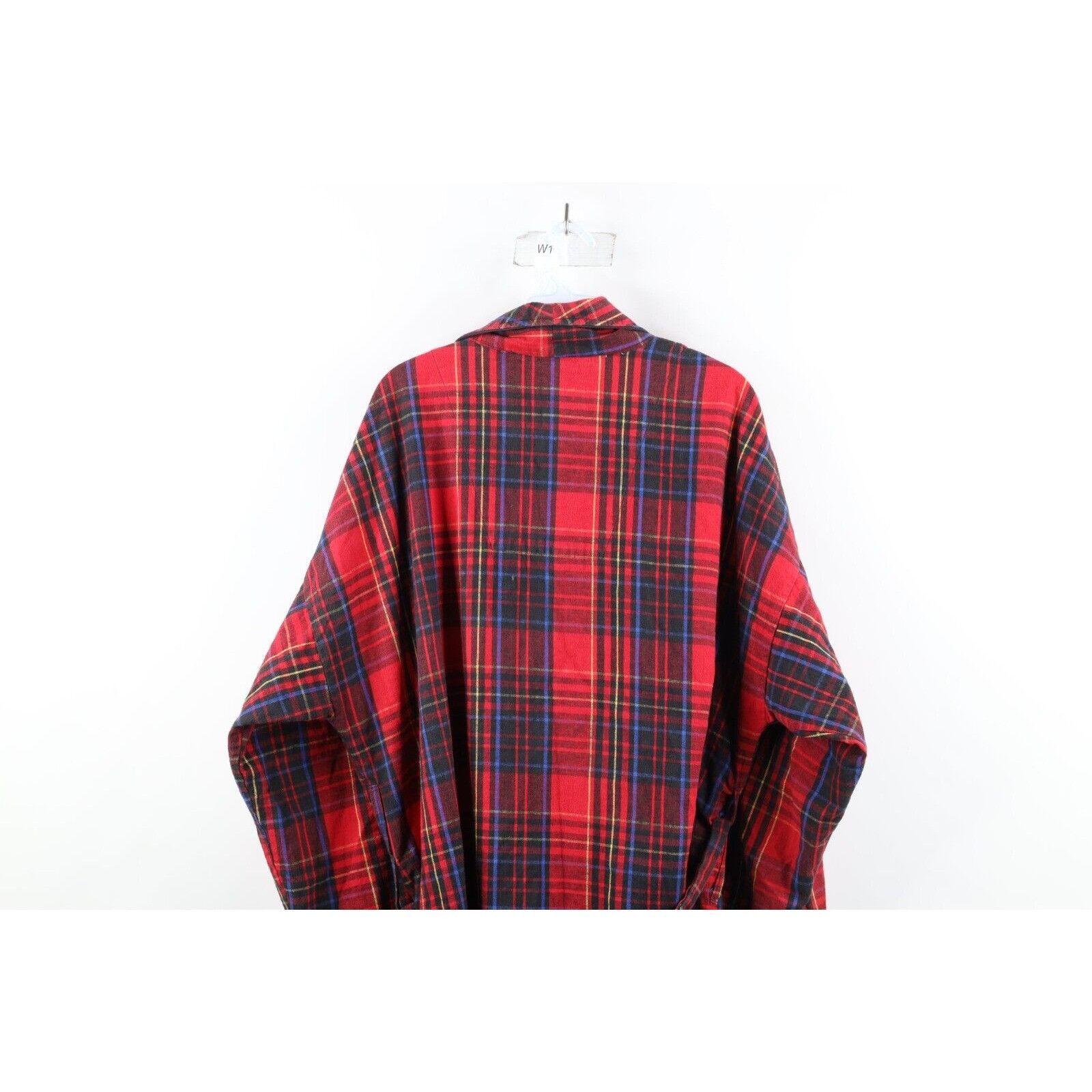 Pierre Cardin × Vintage Vintage 90s Pierre Cardin Belted Flannel Bath Robe Size US L / EU 52-54 / 3 - 13 Thumbnail