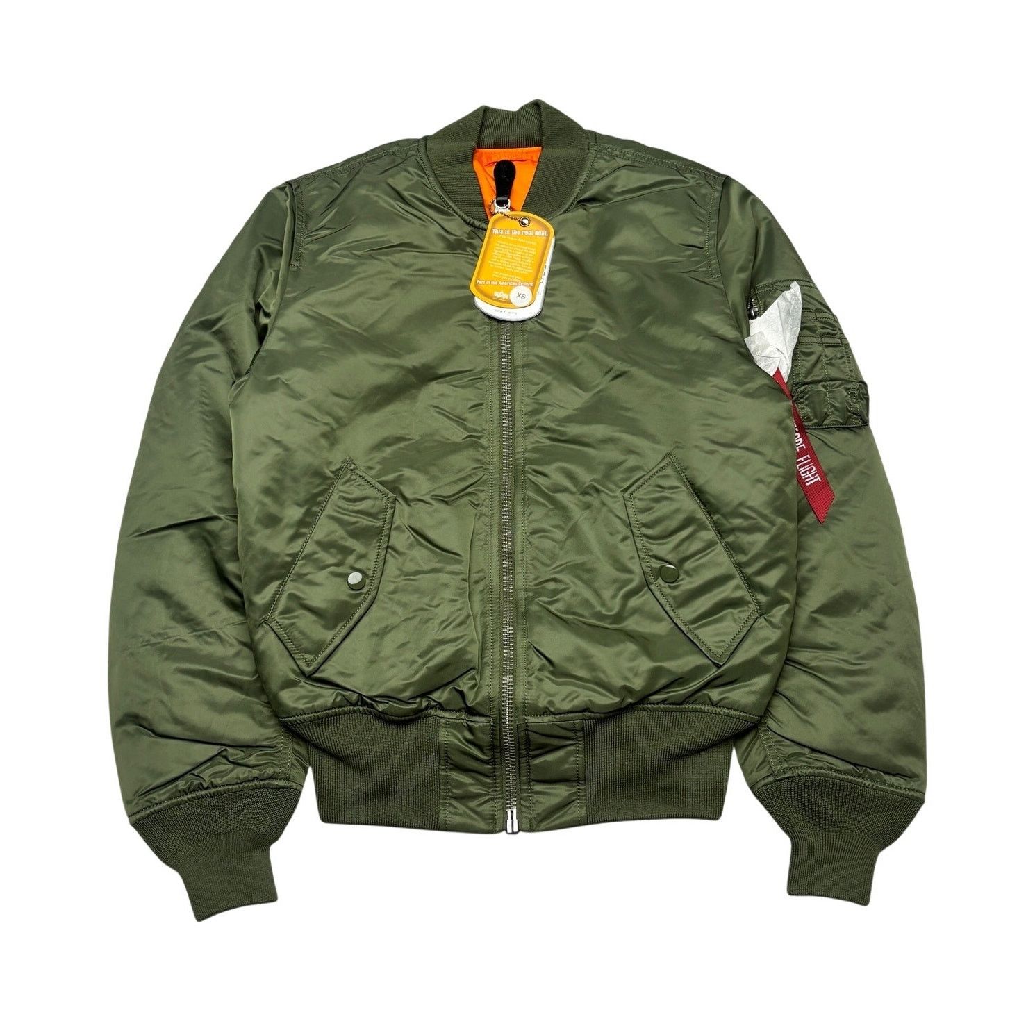 Alpha Industries NWT Alpha Industries MA-1 Bomber Jacket Men's XS Made in USA Size US XS / EU 42 / 0 - 1 Thumbnail