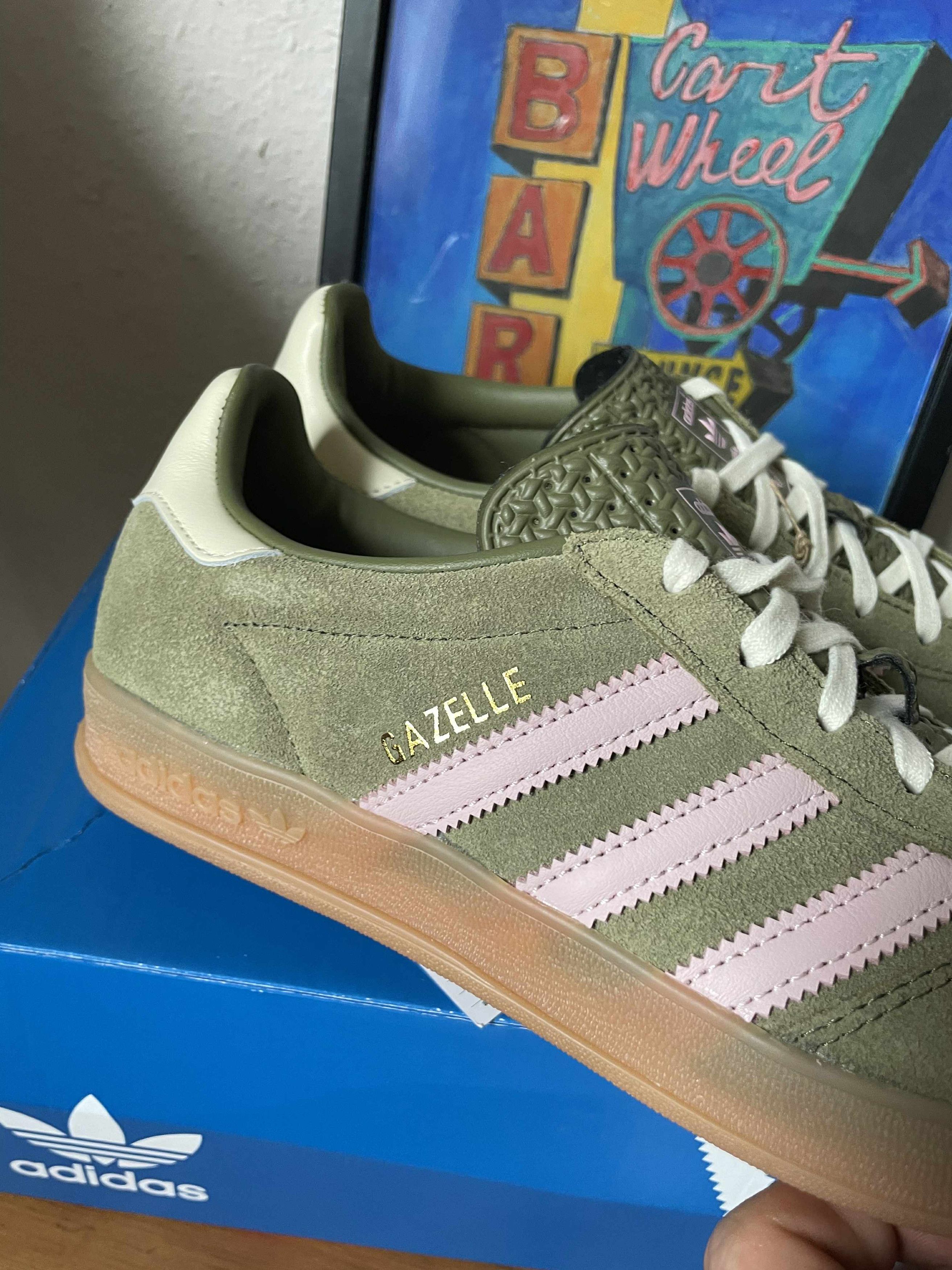 Adidas Adidas Gazelle Indoor Focus Olive Womens US 7.5 Size US 7.5 / IT 37.5 - 10 Thumbnail
