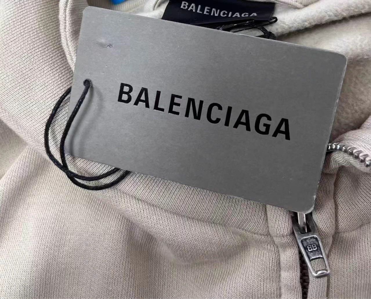 Balenciaga Balenciaga Logo Turtleneck Jacket Men's Gray L Size US L / EU 52-54 / 3 - 4 Thumbnail