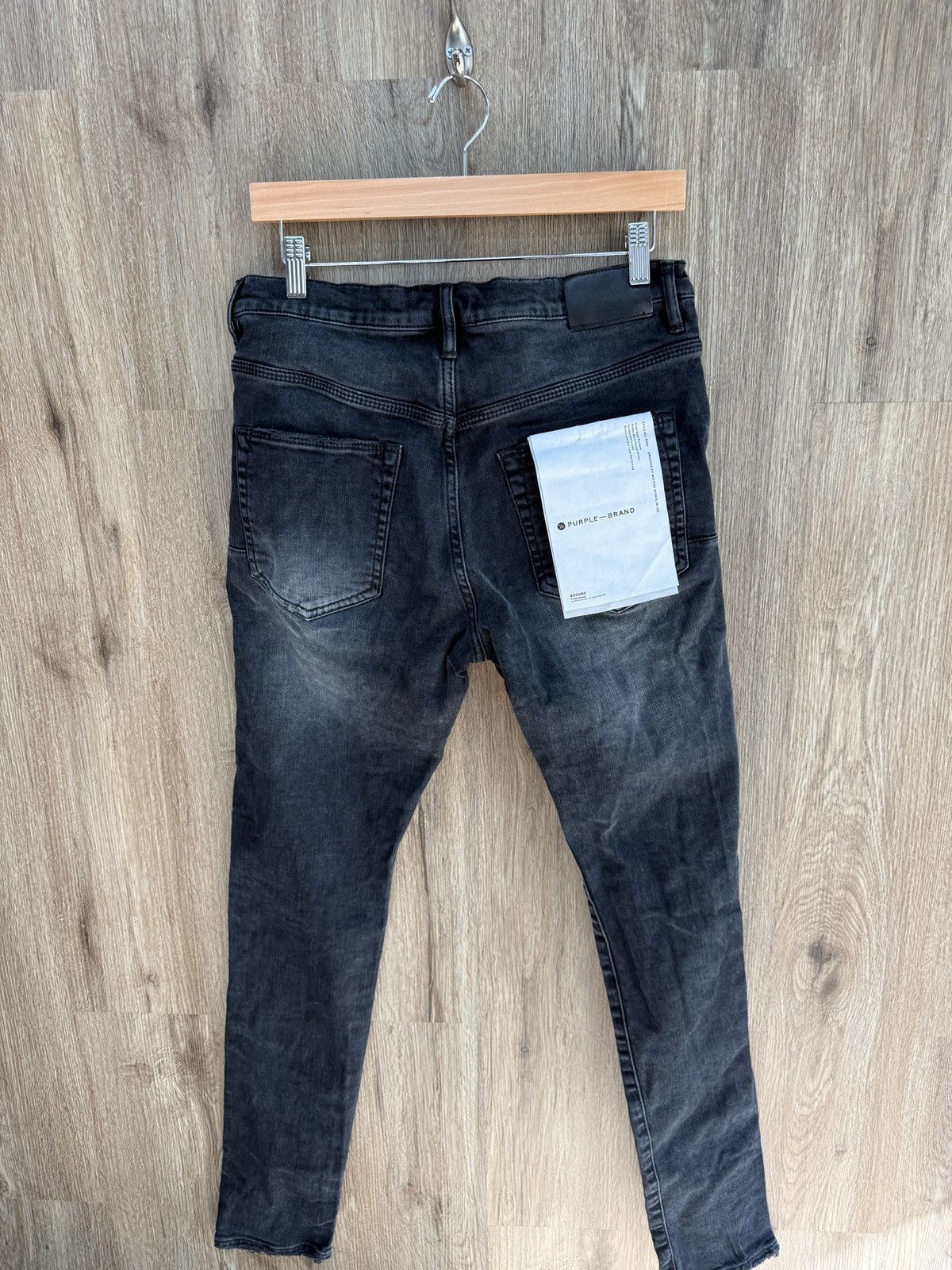 Purple Purple Black Denim Jeans Size US 32 / EU 48 - 8 Thumbnail