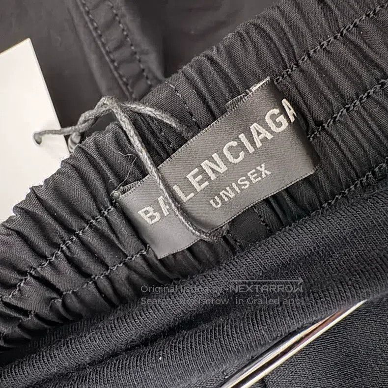 Balenciaga Balenciaga size XS Black nylon double-waist fake two-piece Size US 27 - 3 Thumbnail