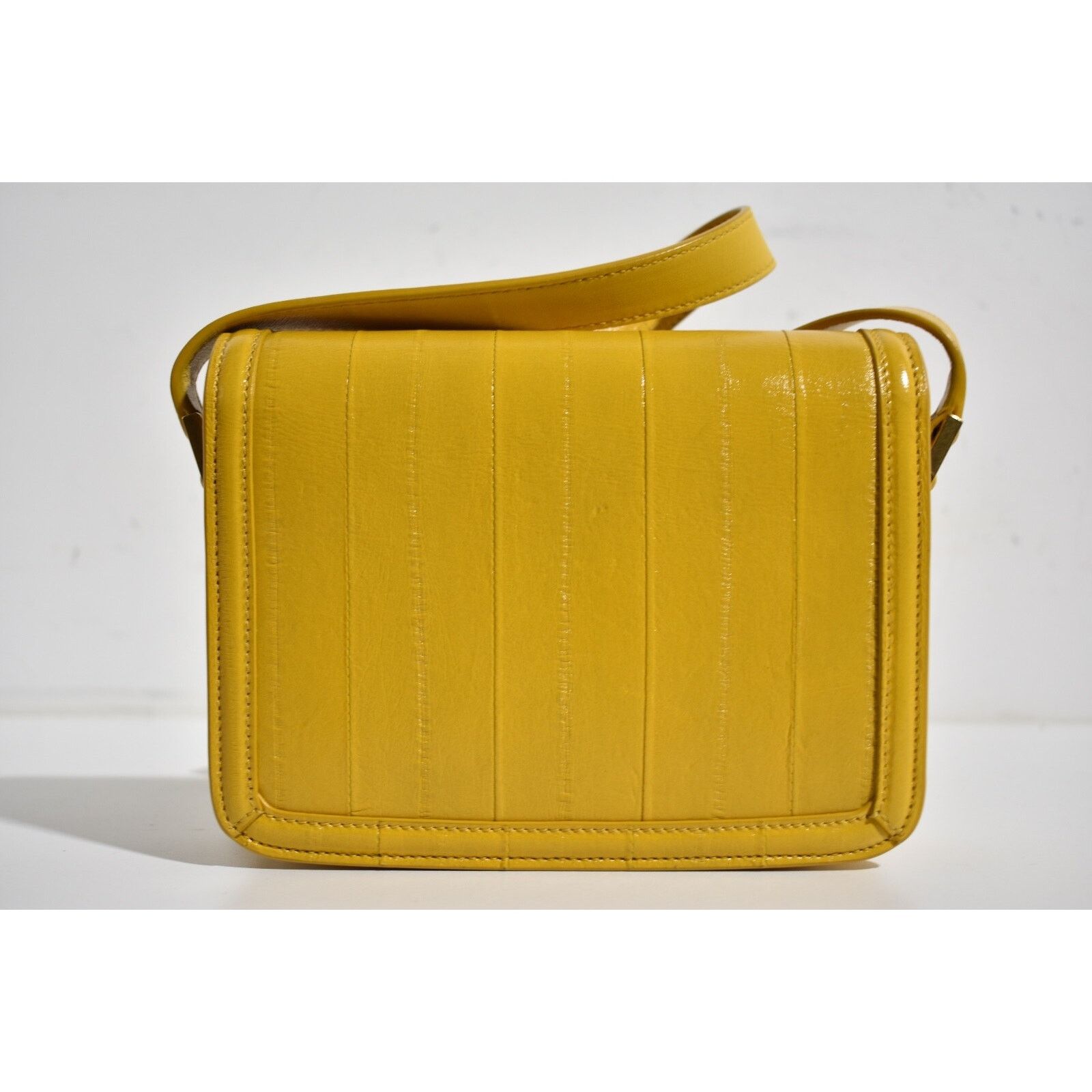 Yves Saint Laurent Saint Laurent Yellow Leather Satchel Shoulder Bag Size ONE SIZE - 9 Thumbnail