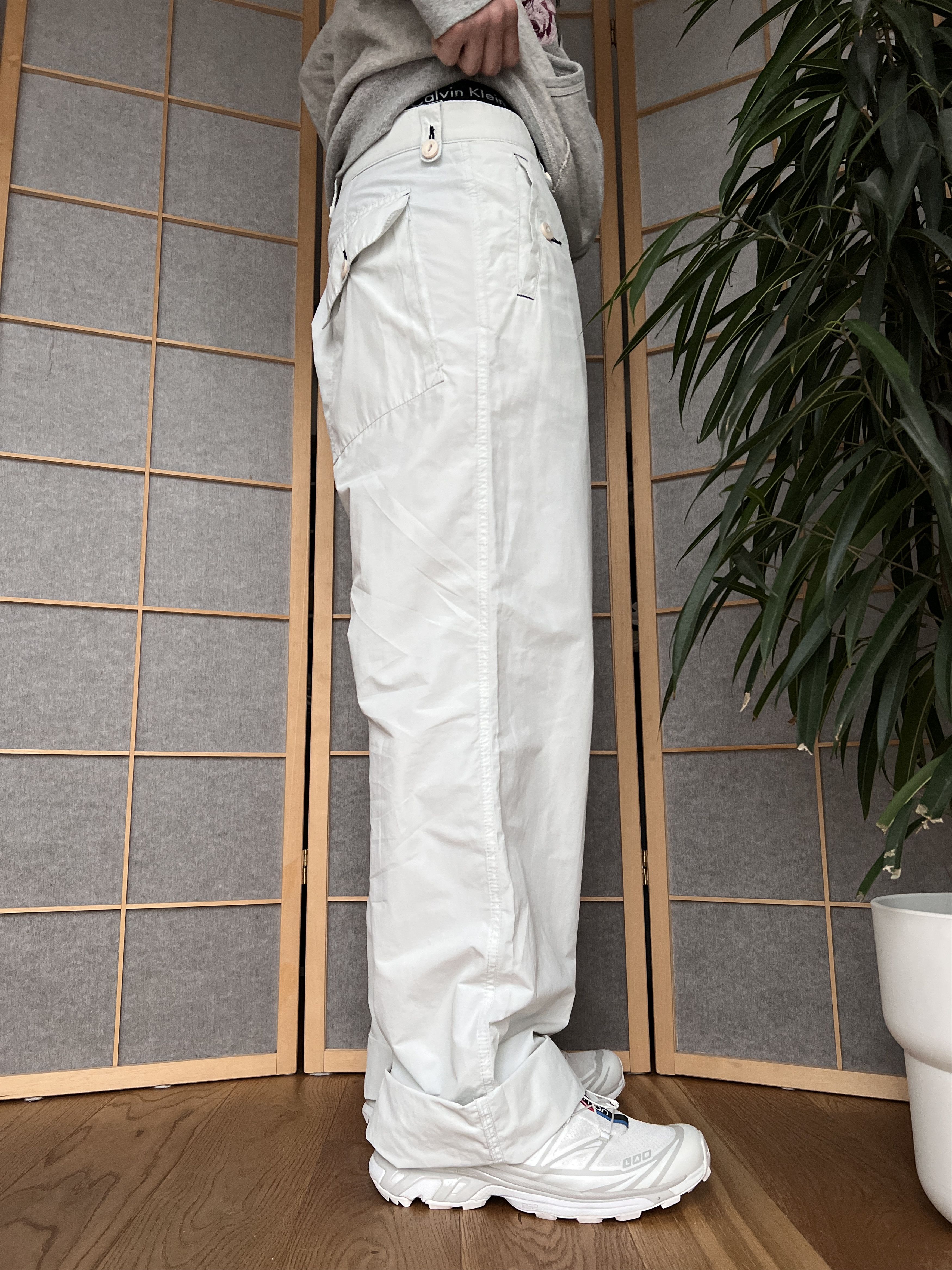 Emporio Armani Emporio Armani ultralight nylon trousers baggy wide pants Size US 38 / EU 54 - 5 Thumbnail