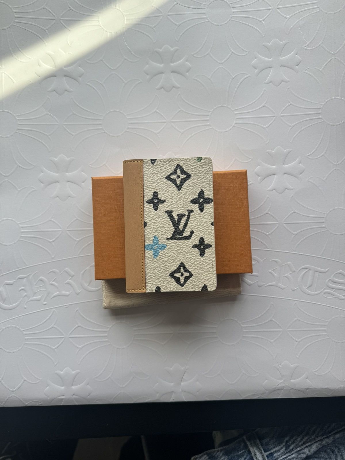 image of Tyler The Creator X Louis Vuitton Vanilla/creme Wallet, Men's