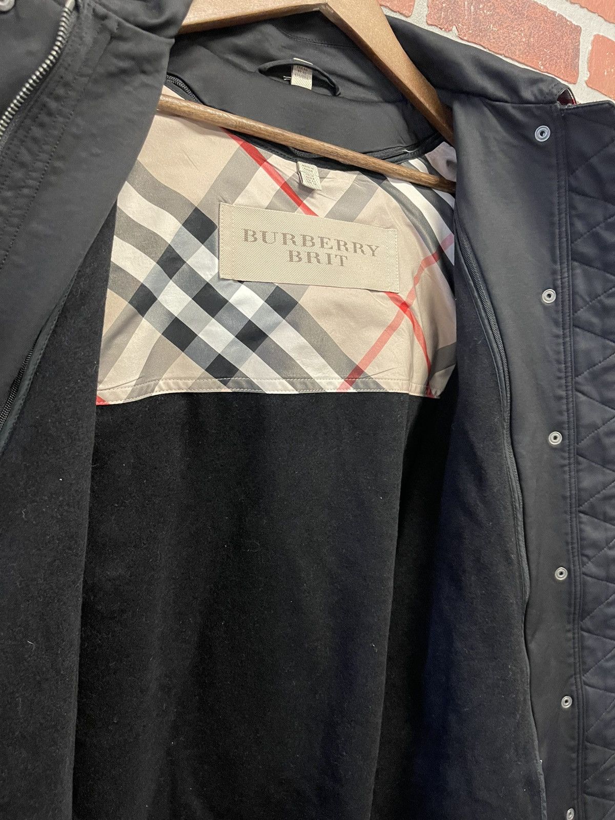 Burberry Size M - Burberry Brit Jacket Black Parka/Raincoat Size M / US 6-8 / IT 42-44 - 8 Thumbnail