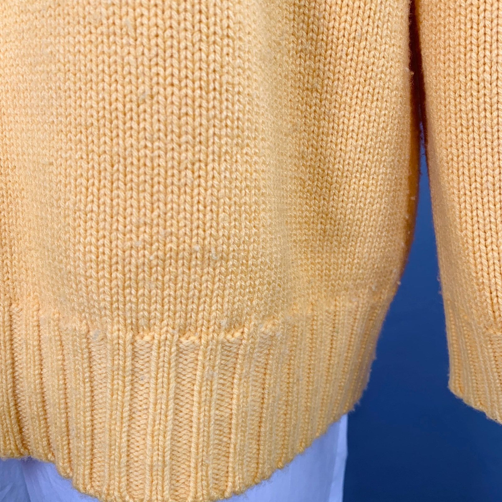 Prabal Gurung PRABAL GURUNG XL Yellow Blue Dyed Cashmere Hooded Sweater Size US XL / EU 56 / 4 - 4 Thumbnail