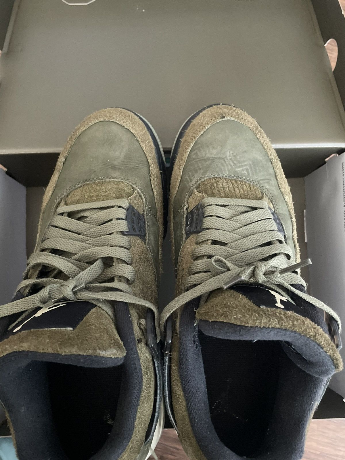 Jordan Brand Jordan 4 olive size 9 Size US 9 / EU 42 - 3 Thumbnail