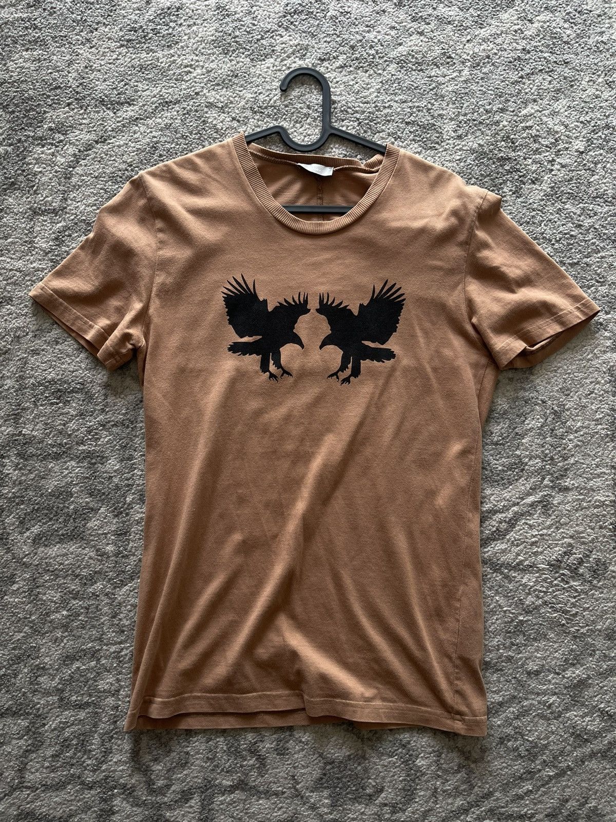 image of Hedi Slimand Era Dior T Shirt in Orange, Men's (Size Medium)
