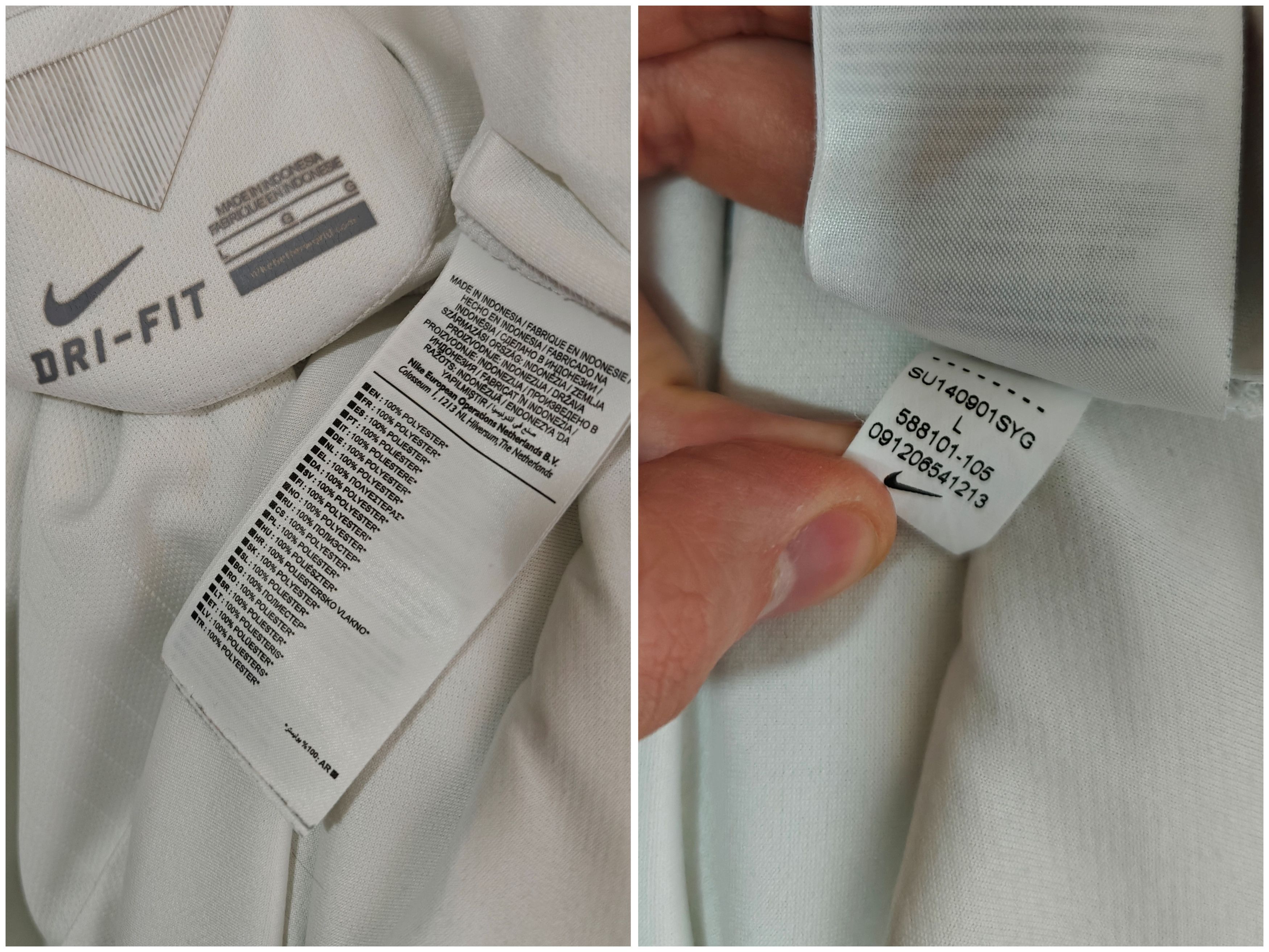Nike Nike England Home Shirt White Dri-Fit Size L Official Size US L / EU 52-54 / 3 - 9 Thumbnail