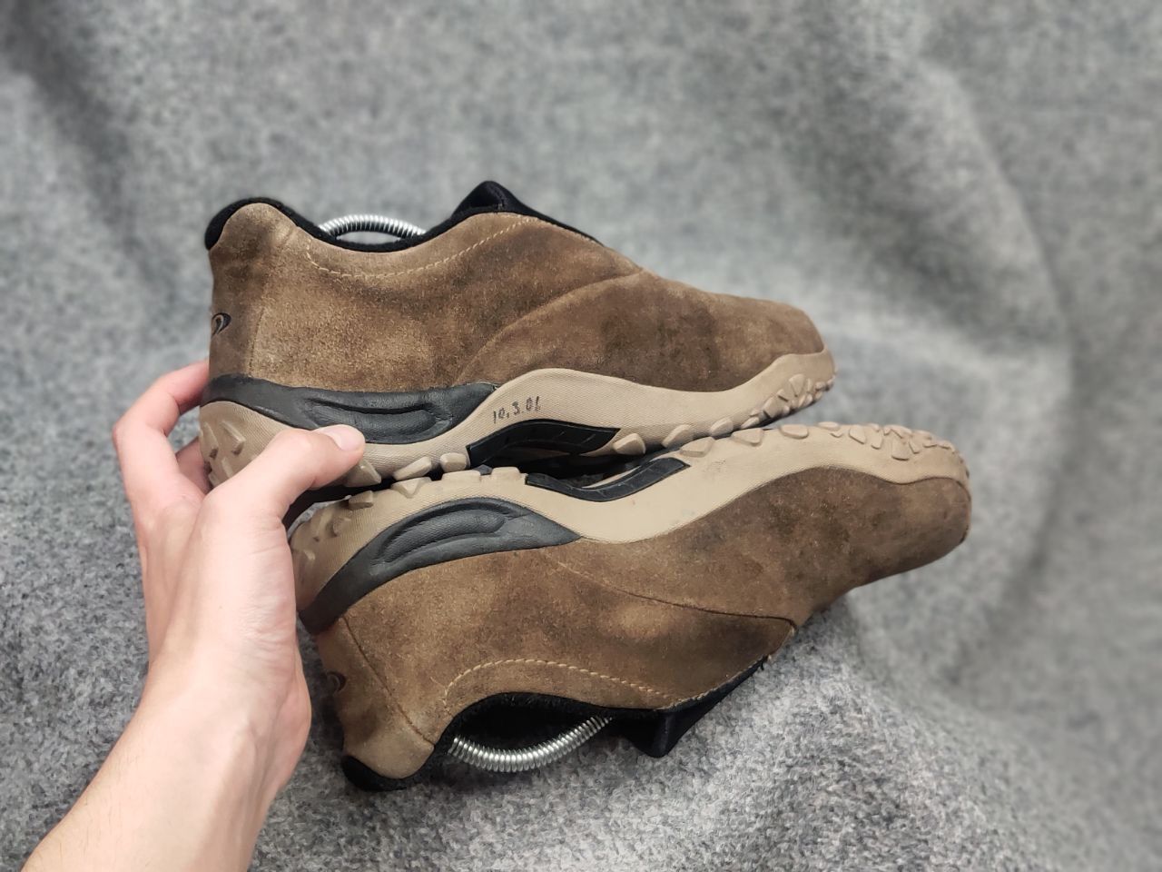 Vintage Salomon Contagrip faded archive slipon sneakers