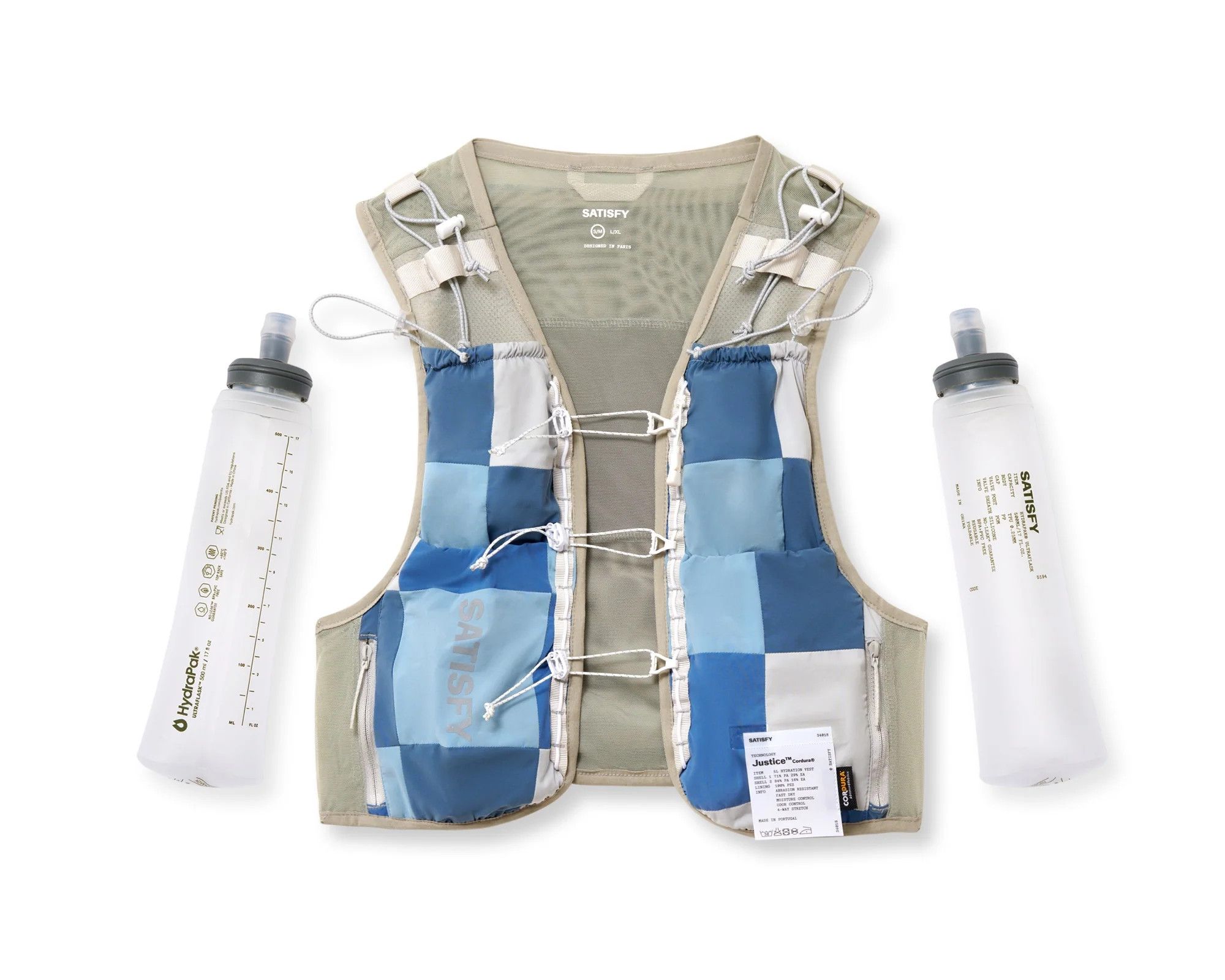Satisfy Satisfy Running Limited Edition Patchwork Hydration Vest Size US XL / EU 56 / 4 - 1 Thumbnail
