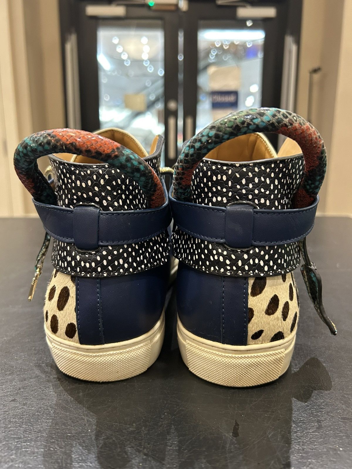 Buscemi Buscemi Safari Print Sneakers Size US 13 / EU 46 - 5 Thumbnail