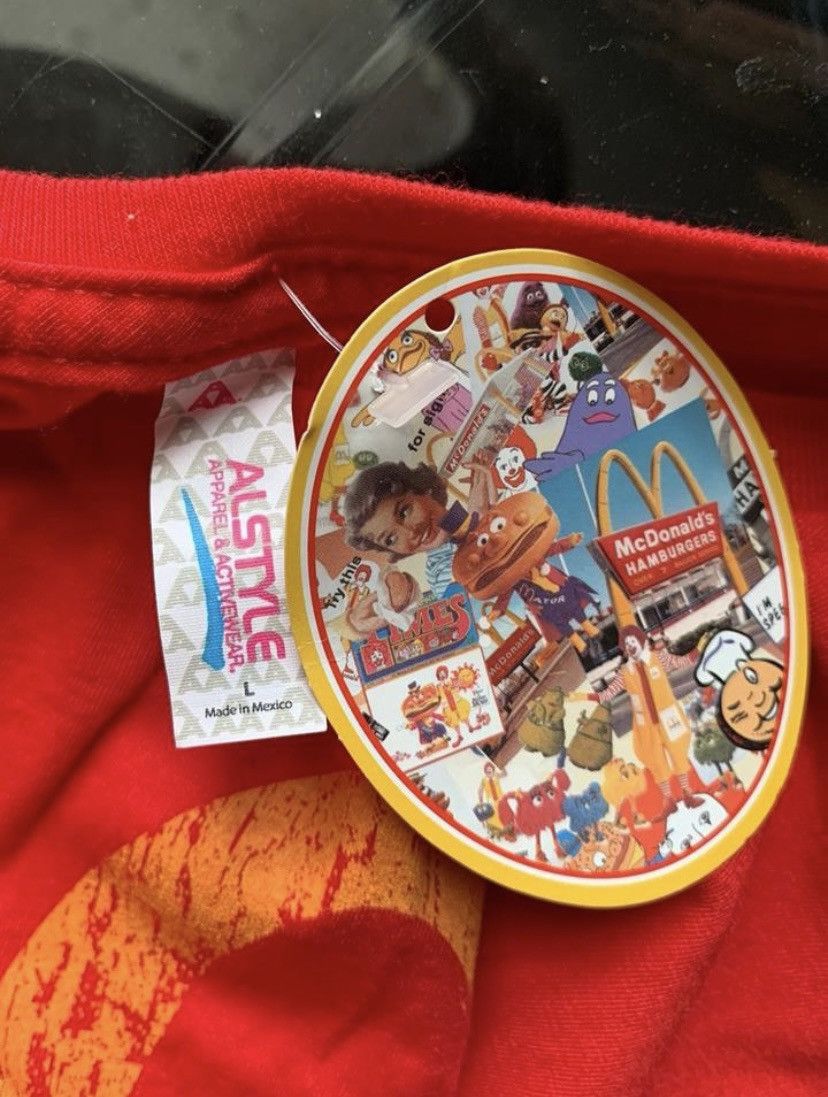 Alstyle × Vintage Red vintage McDonald’s graphic tee Size L / US 10 / IT 46 - 2 Thumbnail