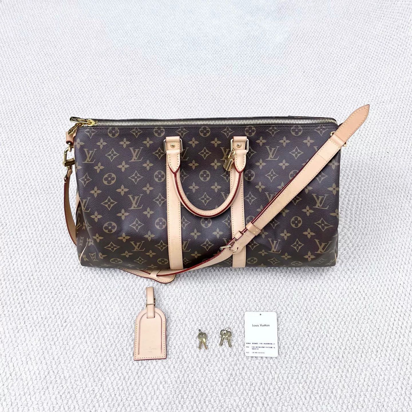 Louis Vuitton Louis Vuitton New Keepall 45 Monogram Travel Bag Size ONE SIZE - 1 Thumbnail