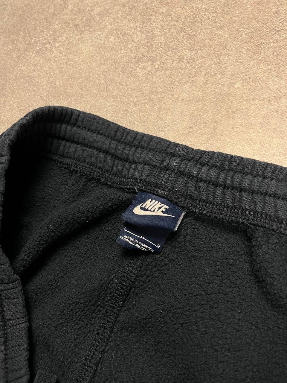 Nike × Vintage Vintage Nike Swoosh Baggy Cotton Sweatpants Rare L Size US 34 / EU 50 - 5 Thumbnail