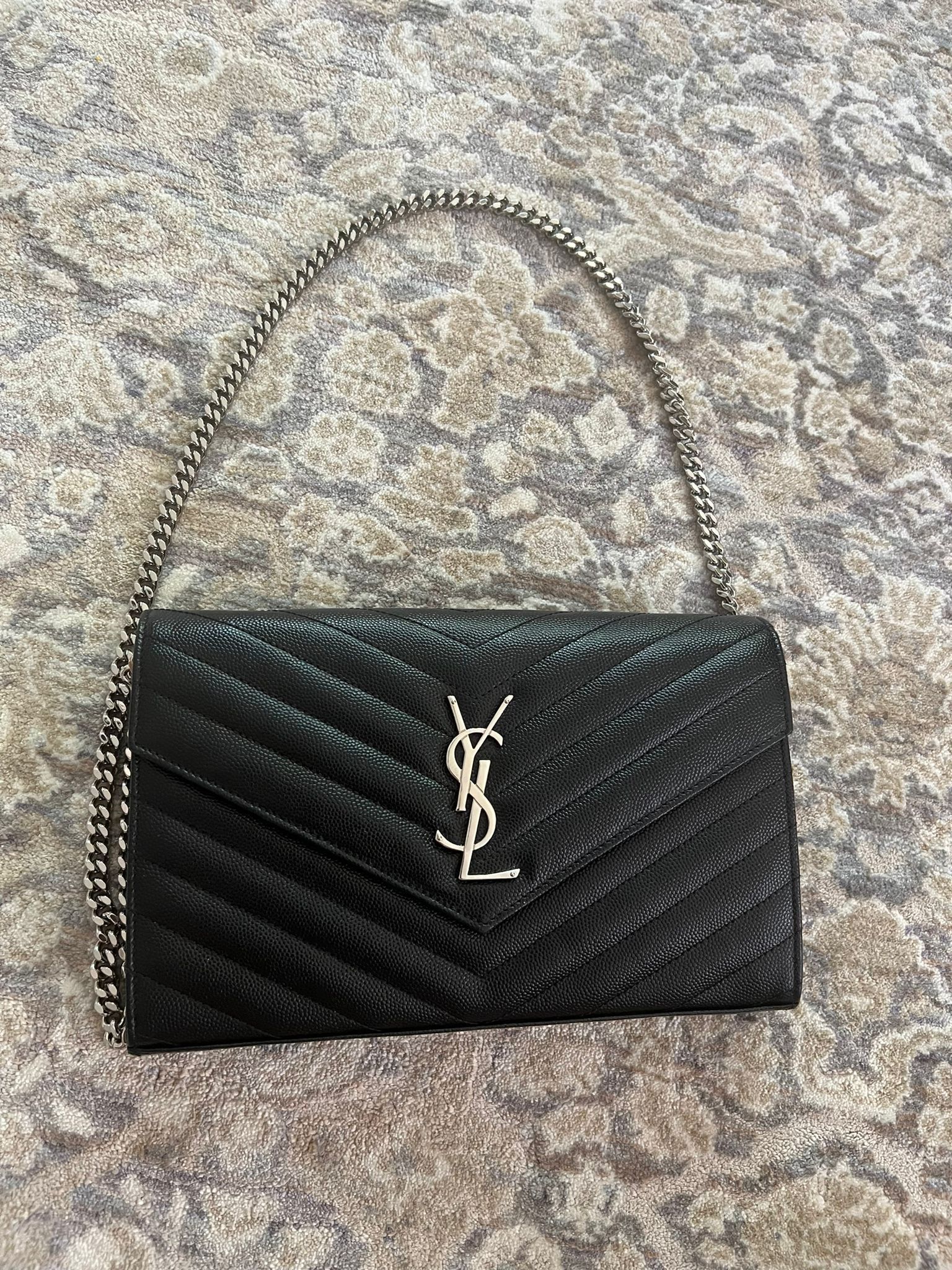 Saint Laurent Paris CC000015 Shoulder Bag in Black Size ONE SIZE - 7 Thumbnail