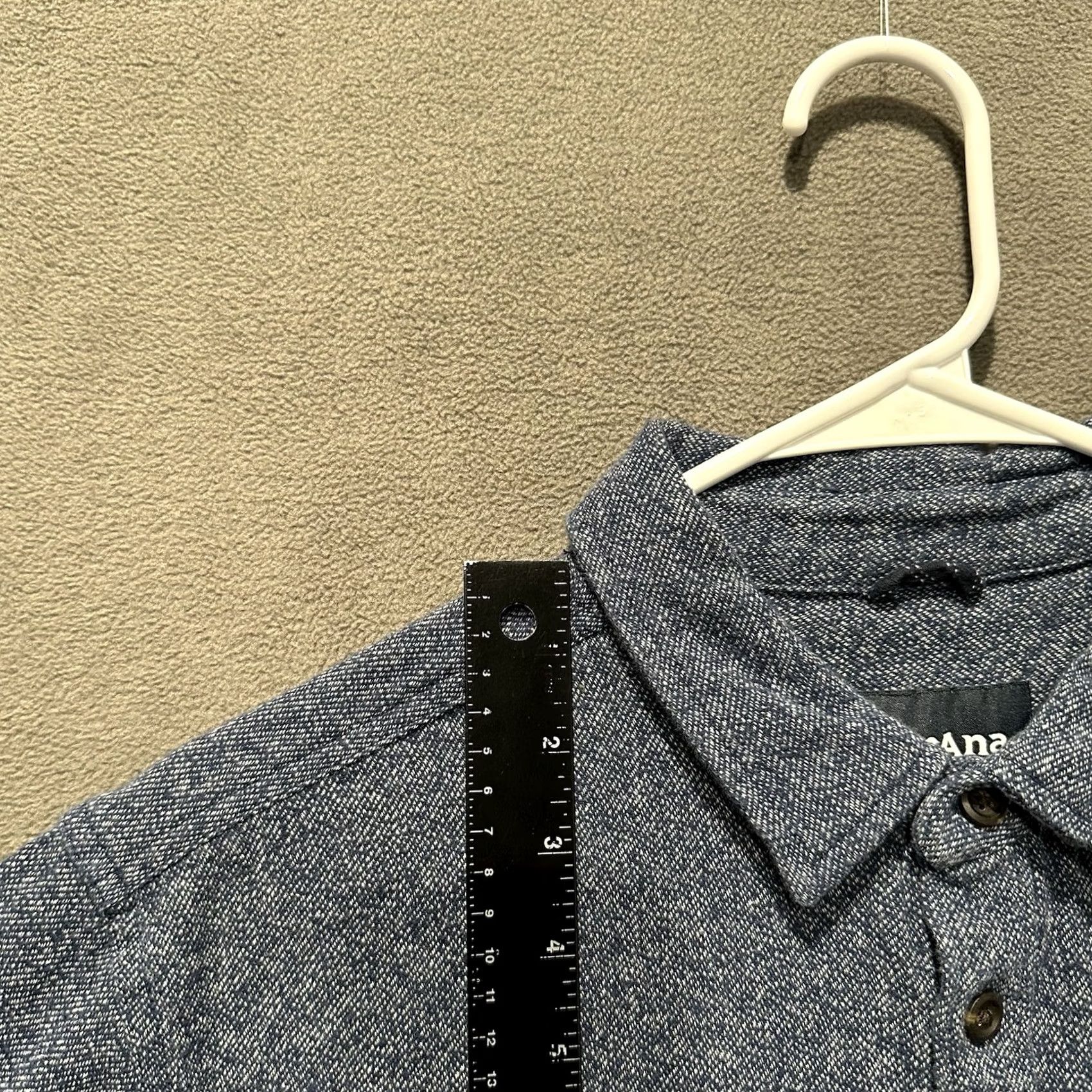 Prana prAna Shirt Mens Medium Blue Flannel Button Up Long Sleeve Outdoor EUC Size US M / EU 48-50 / 2 - 7 Thumbnail