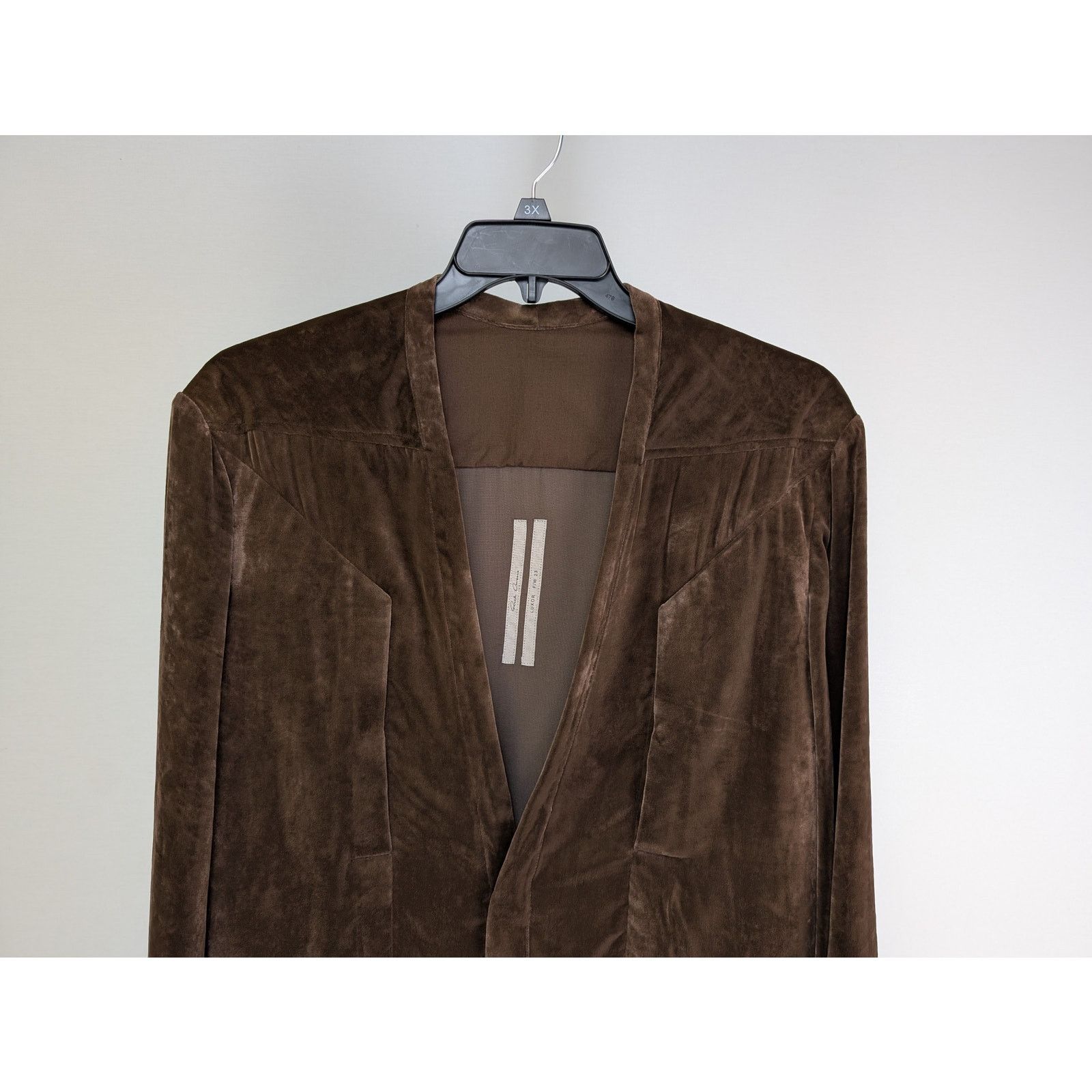Rick Owens o1rshd1 Fog Pocket Secret Larry Cardigan Sweater in Brown Size US M / EU 48-50 / 2 - 5 Thumbnail