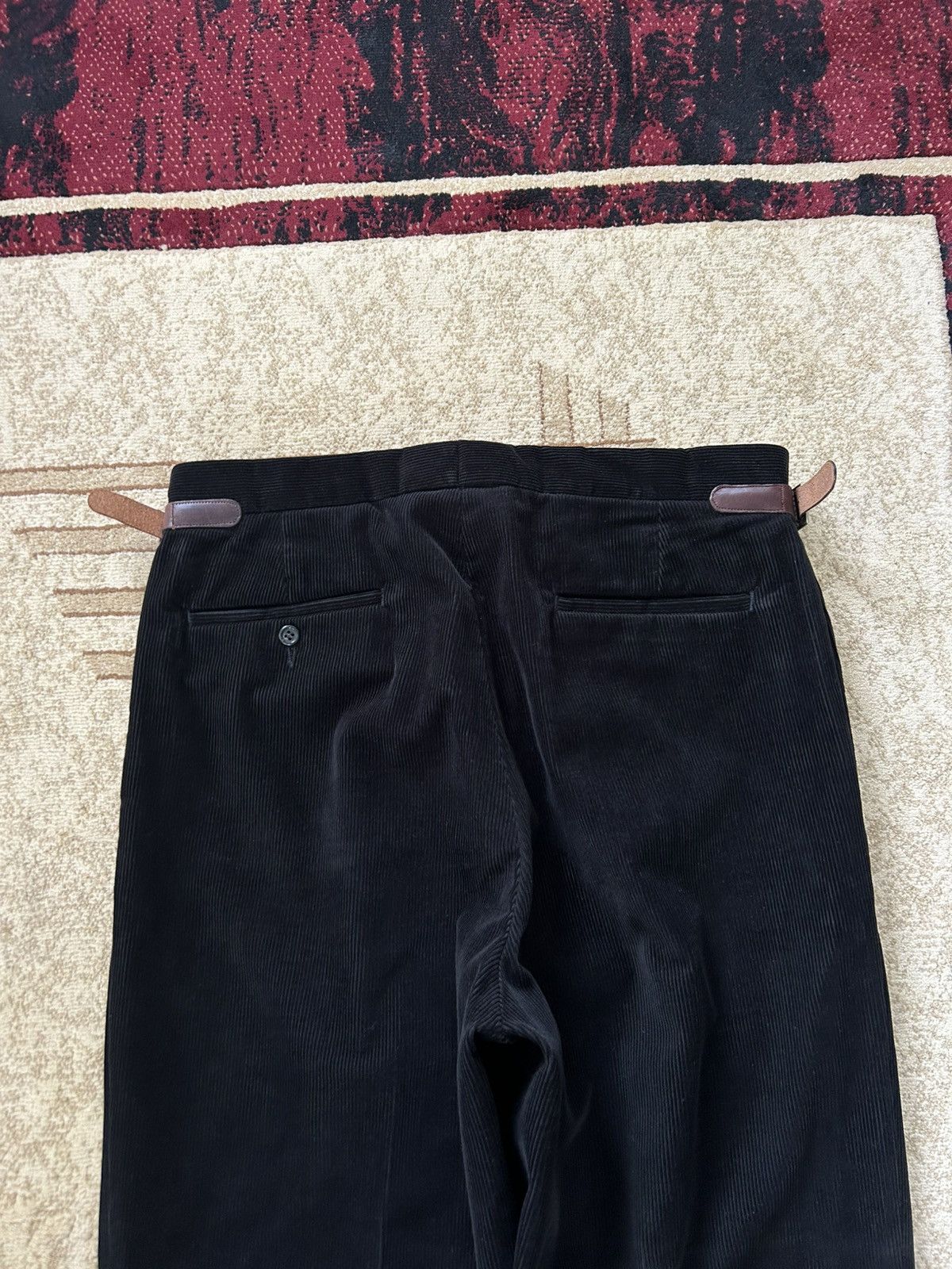Polo Ralph Lauren Vintage 90s Polo Ralph Lauren Corduroy Pleated Pants Size US 34 / EU 50 - 10 Thumbnail