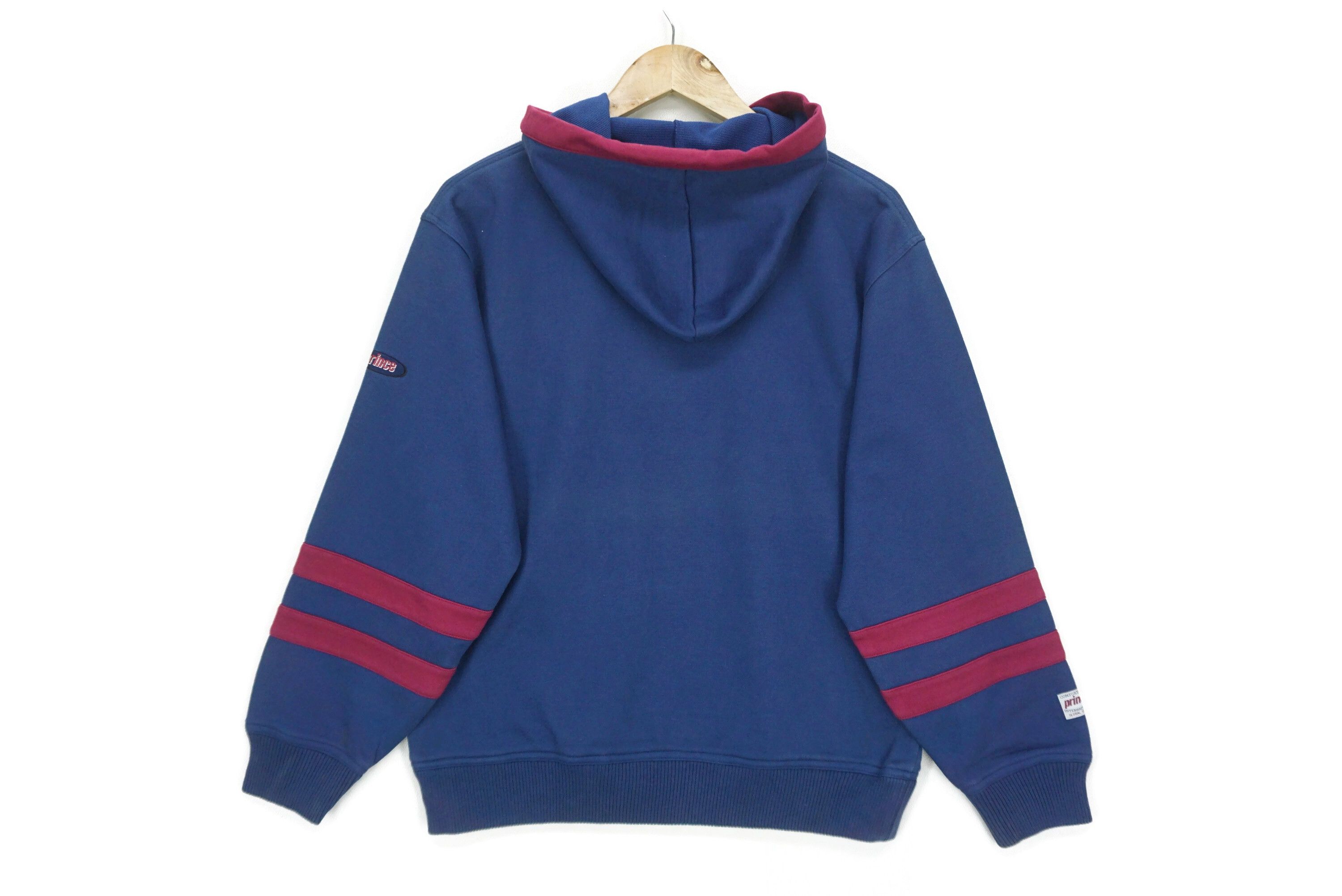 Prince Vintage Tennis Team Hoodie Prince Sweatshirt Made in Japan Size US M / EU 48-50 / 2 - 2 Thumbnail