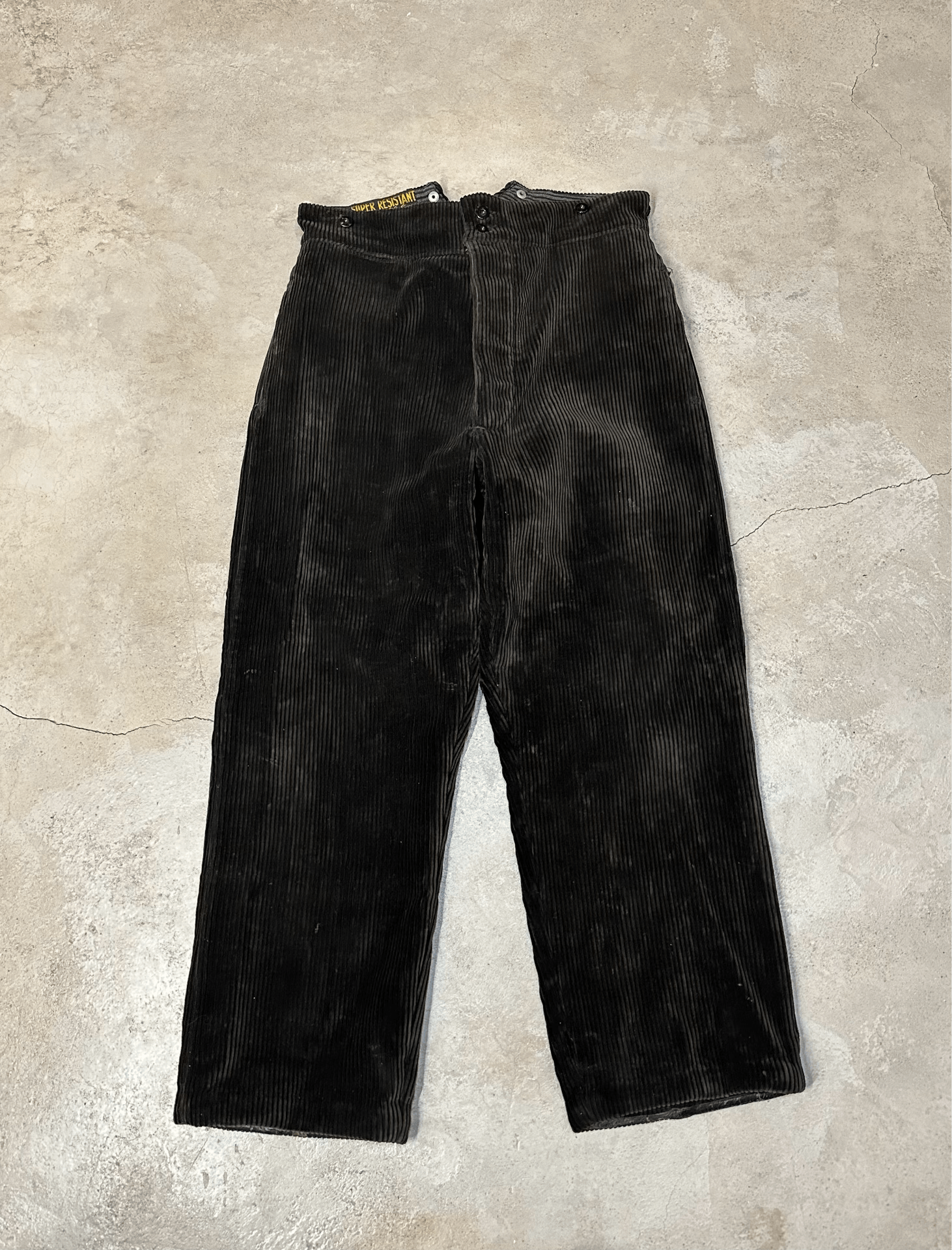 Vintage Vintage 30s-40s French Moleskin Work Pants Size US 31 - 1 Thumbnail