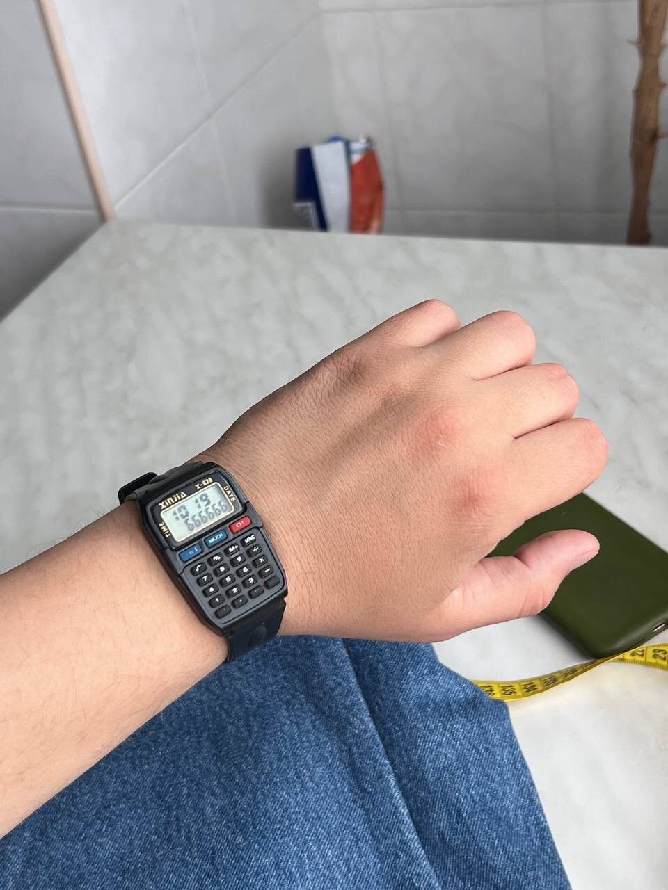 Japanese Brand × Vintage Vintage Japanese style futuristic Calculator Watch 90s Size ONE SIZE - 5 Thumbnail