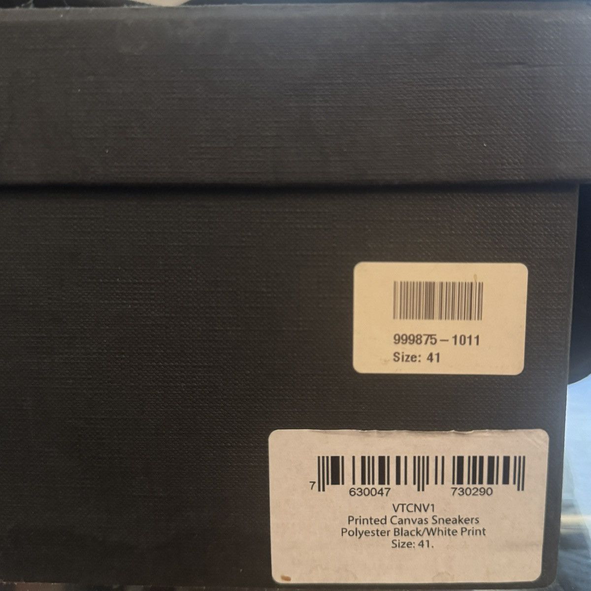 Vetements VETEMENTS Black High-Top Canvas Sneaker (FW/18) Size US 8 / EU 41 - 10 Thumbnail