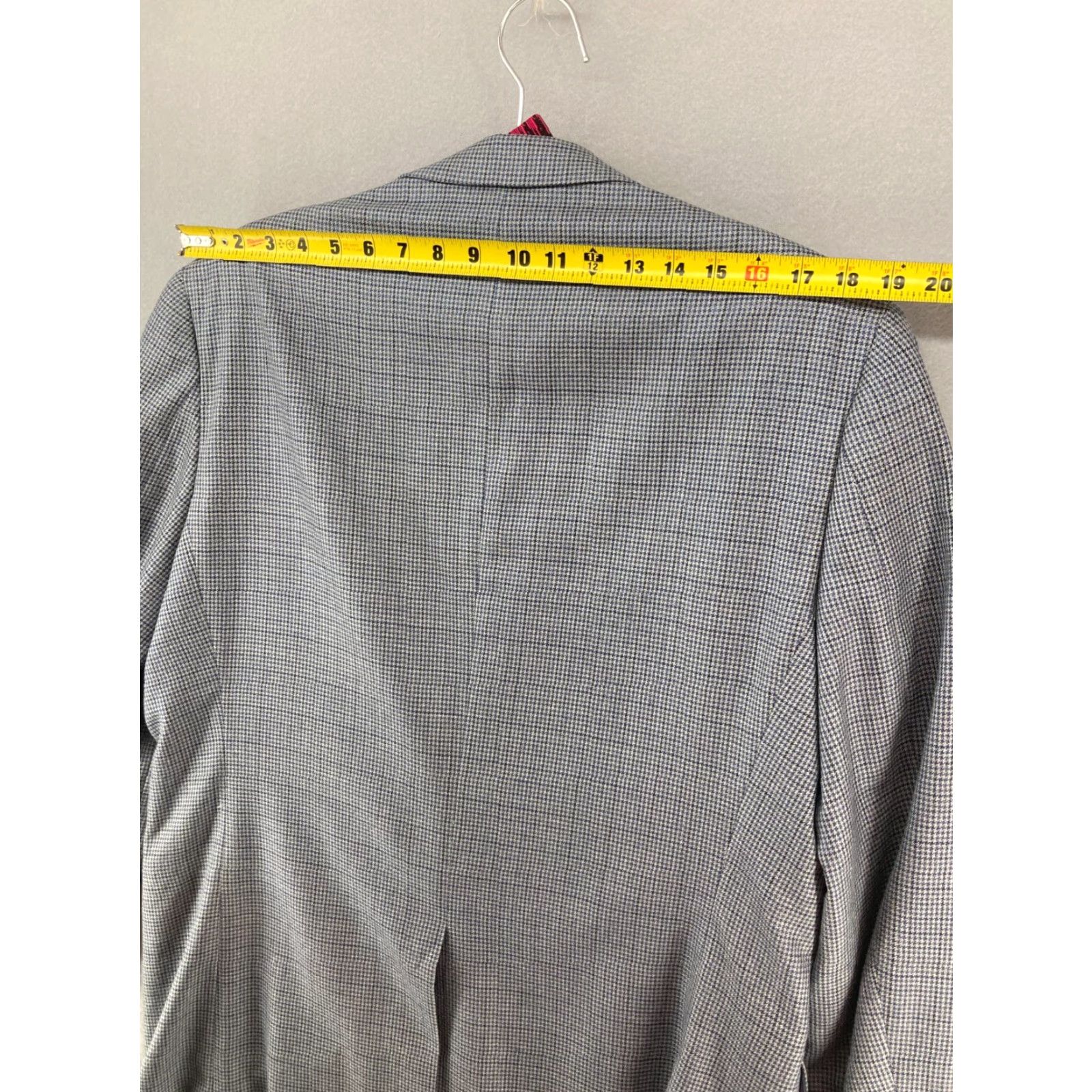 Ralph Lauren Lauren Ralph Lauren Blazer Mens 42r Check Blue Silk Blend Jacket 2-Button Single-Breast Men’s Size 42 Size 42R - 6 Thumbnail
