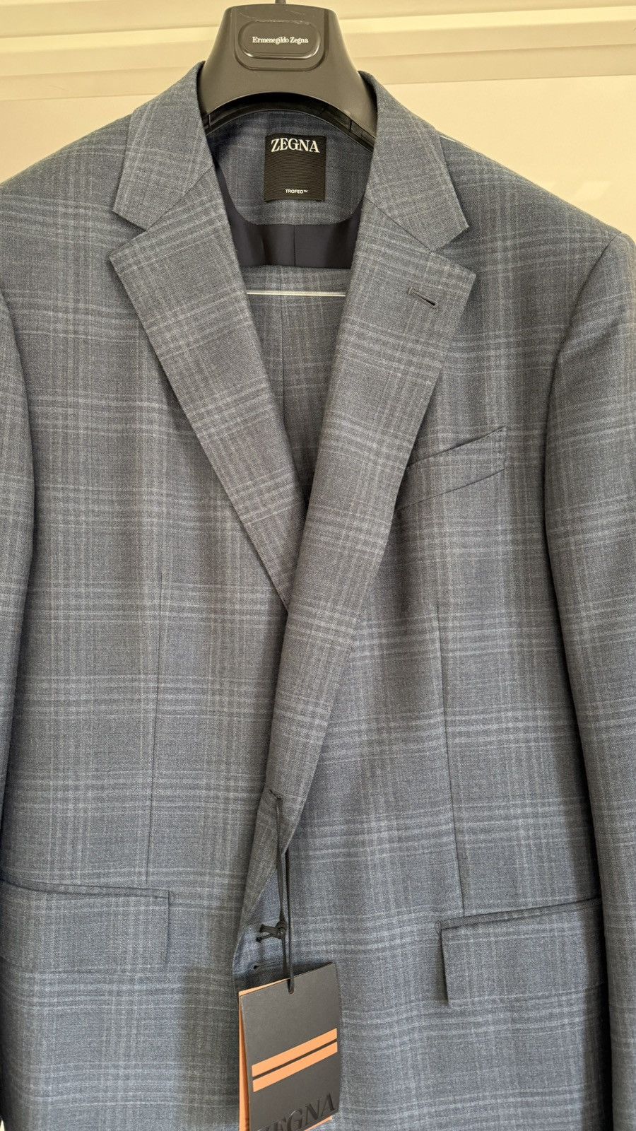Ermenegildo Zegna Zegna Trofeo 56R Suit Size 46R - 5 Thumbnail