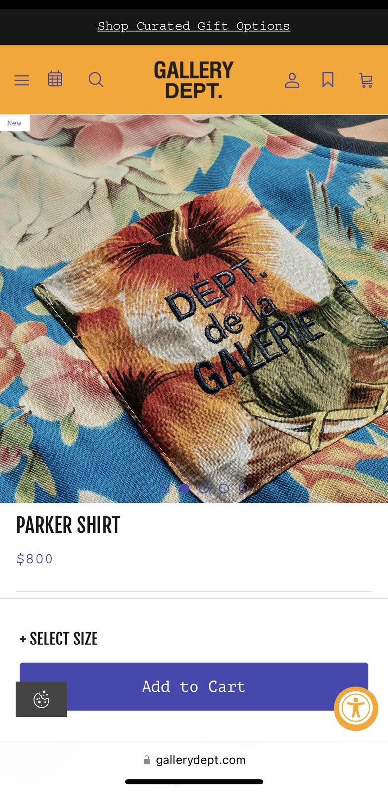 Gallery Dept. Gallery Dept Parker patchwork Hawaiian camp collar shirt S Size US S / EU 44-46 / 1 - 5 Thumbnail