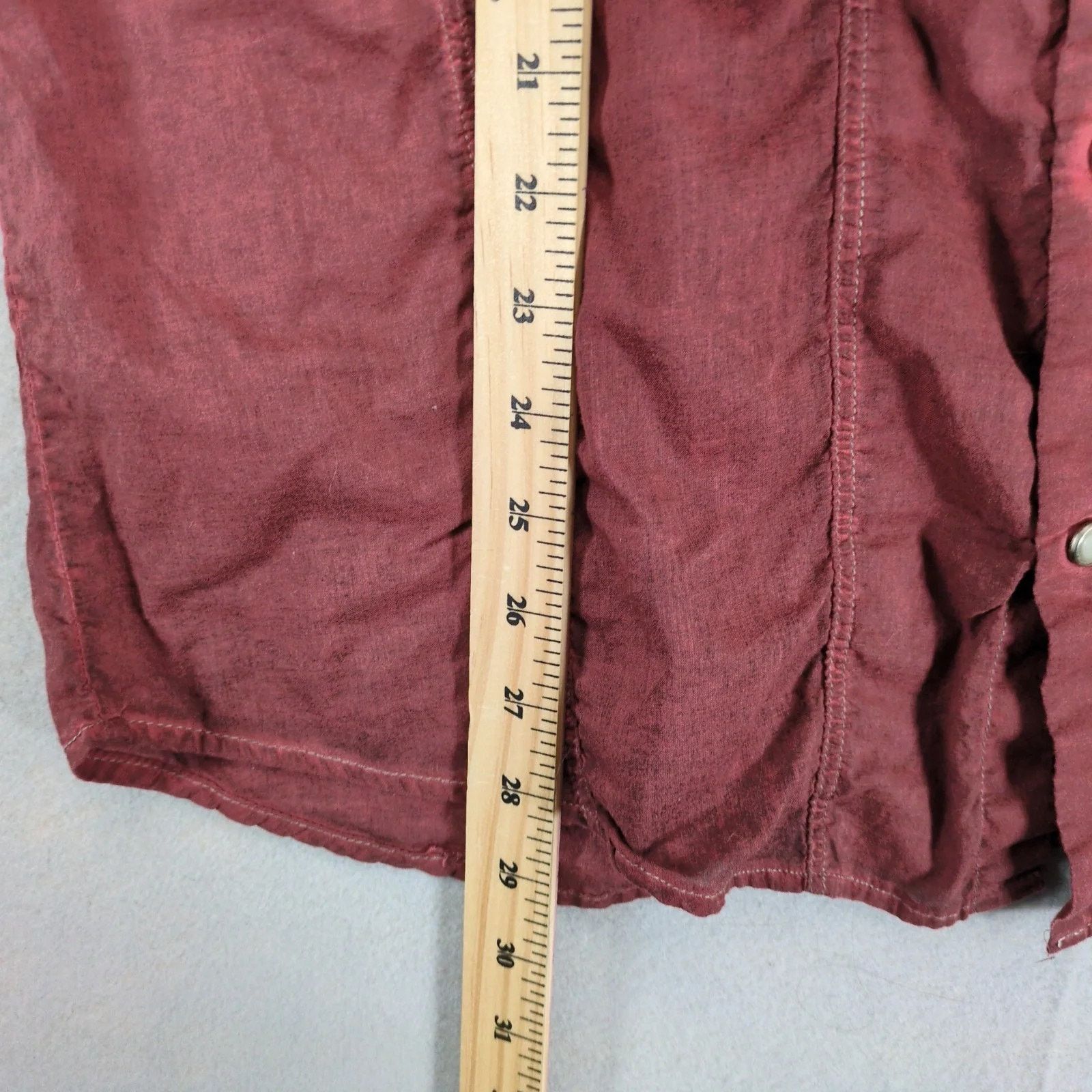 Other Bando Argentina Burgundy Pearl Snap Shirt Men's XL Long Slv Size US XL / EU 56 / 4 - 8 Thumbnail