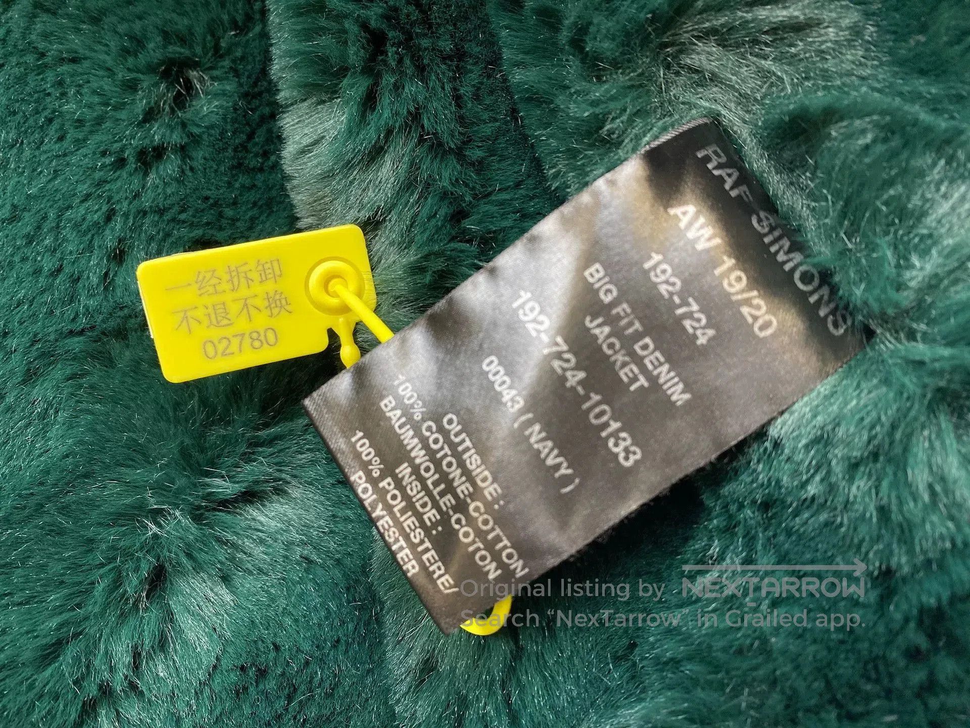 Raf Simons Raf Simons AW20 Fur. Size US S / EU 44-46 / 1 - 7 Thumbnail