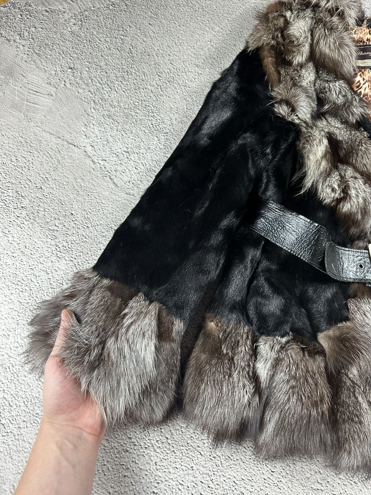 Other Vintage Fur Fuzzy Faux Jacket Japan Gothic Opium Y2K Coat Size M / US 6-8 / IT 42-44 - 5 Thumbnail