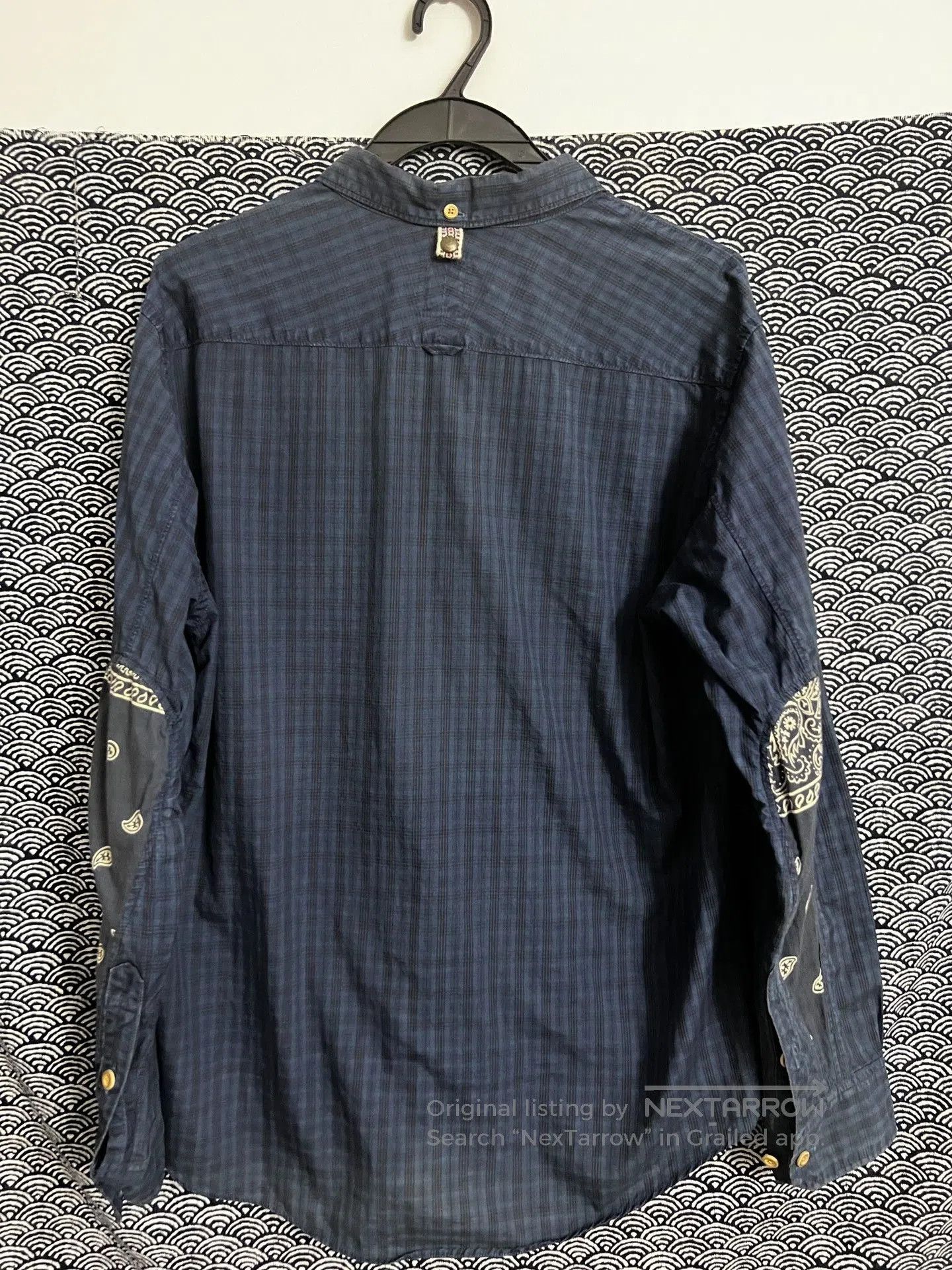 Visvim Visvim 12AW ICT Indigo Paisley Shirt. Size US M / EU 48-50 / 2 - 3 Thumbnail
