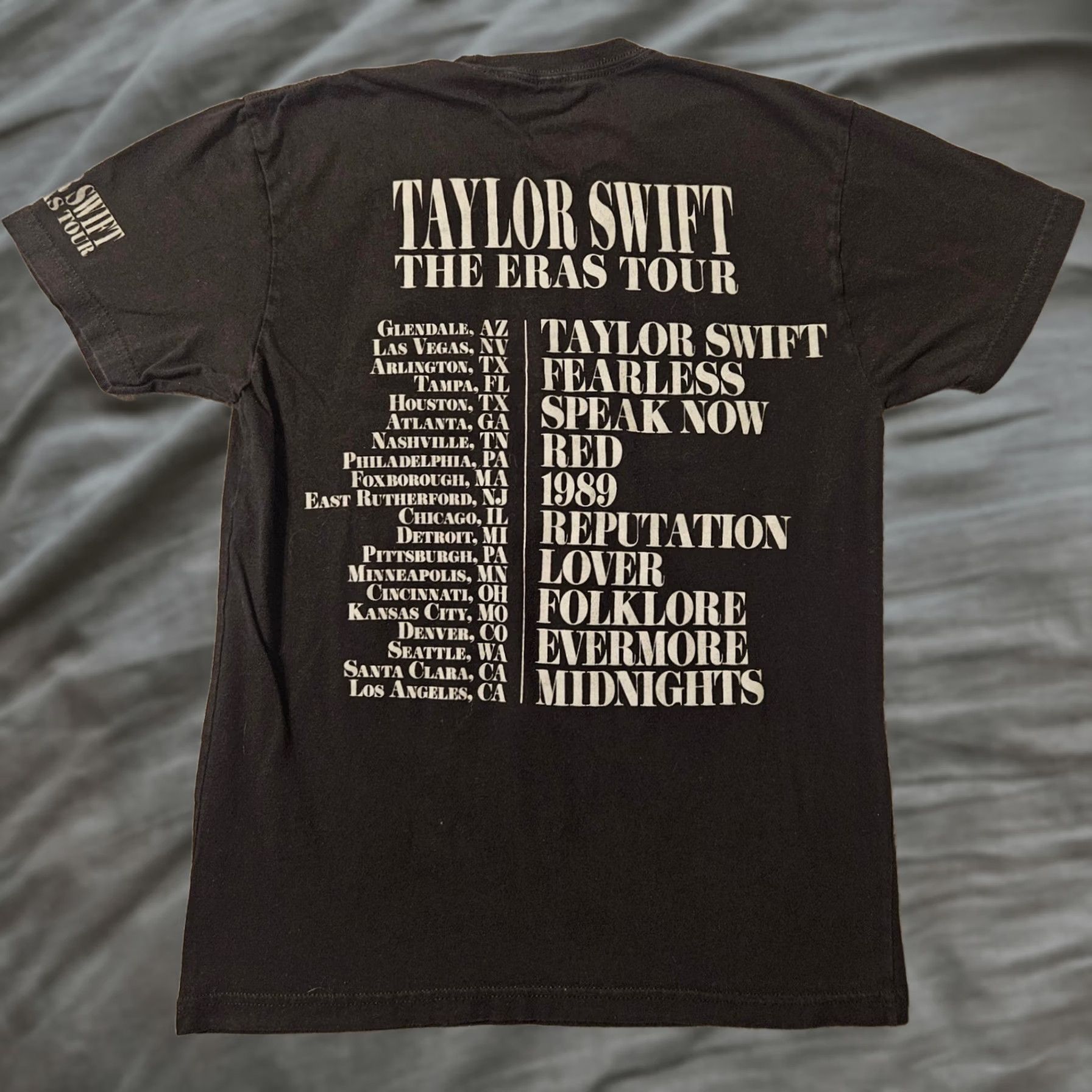 Vintage Taylor Swift The Eras Tour Official Merch Black Shirt EXCLUSIVE M Size Concert Size M / US 6-8 / IT 42-44 - 1 Thumbnail