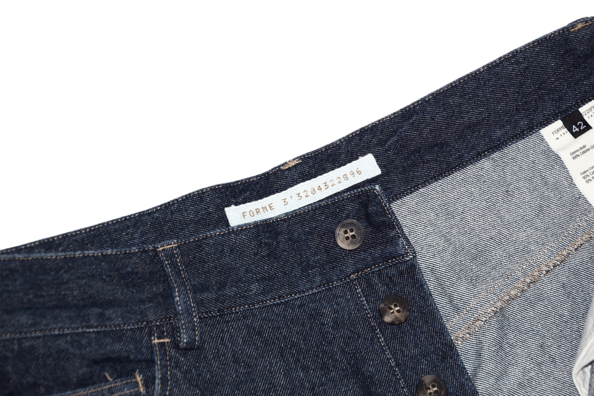 Forme D'Expression Forme 3'3204322896 5 pocket denim button-fly baggy pants Size US 30 / EU 46 - 8 Thumbnail