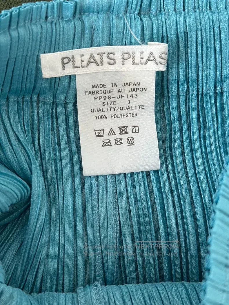 Issey Miyake Issey Miyake size:3 Blue Trousers Size 22" - 5 Thumbnail