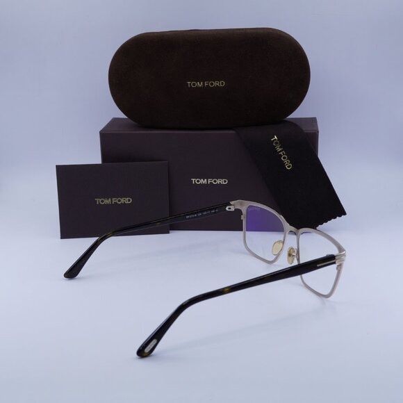 Tom Ford Tom Ford FT5733-B 028 Eyeglasses Gold 53mm Rectangle Frame Size ONE SIZE - 10 Thumbnail
