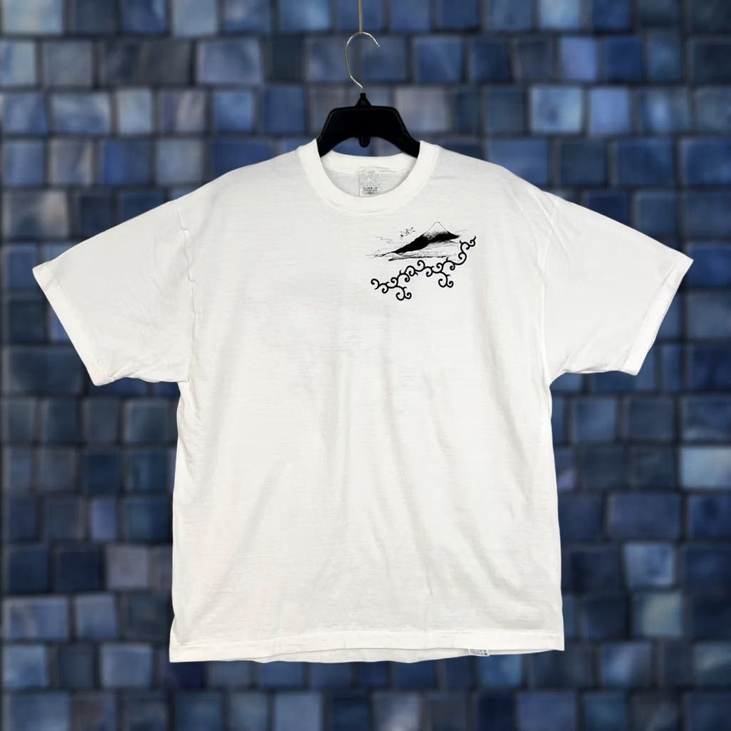 Y/Project Kume The Hokusai Project Shirt Mens 2XL Mount Fuji Graphic Japan White Crew Neck Short Sleeve T-Shirt Art USA Countries Nature Size US XXL / EU 58 / 5 - 1 Thumbnail