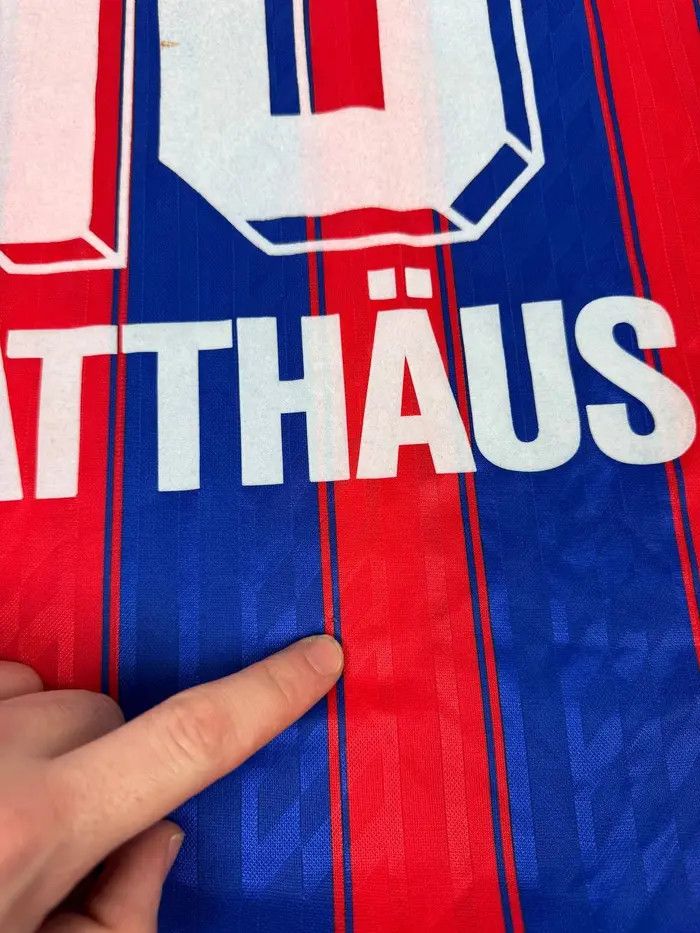 Adidas Bayern Munich 1995 1997 Matthaus #10 Home Shirt Jersey Size US XL / EU 56 / 4 - 8 Thumbnail