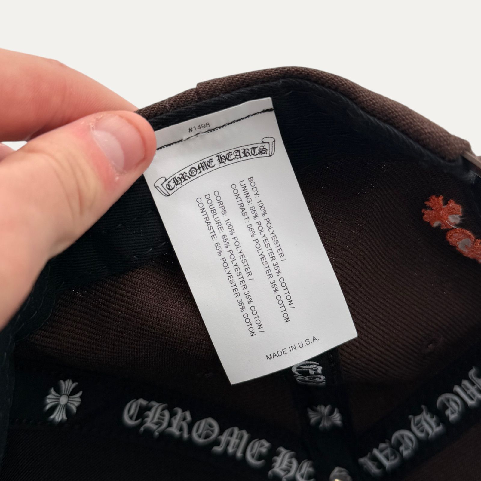 Chrome Hearts Chrome Hearts CH Embroidered Snapback Hat Size ONE SIZE - 3 Thumbnail